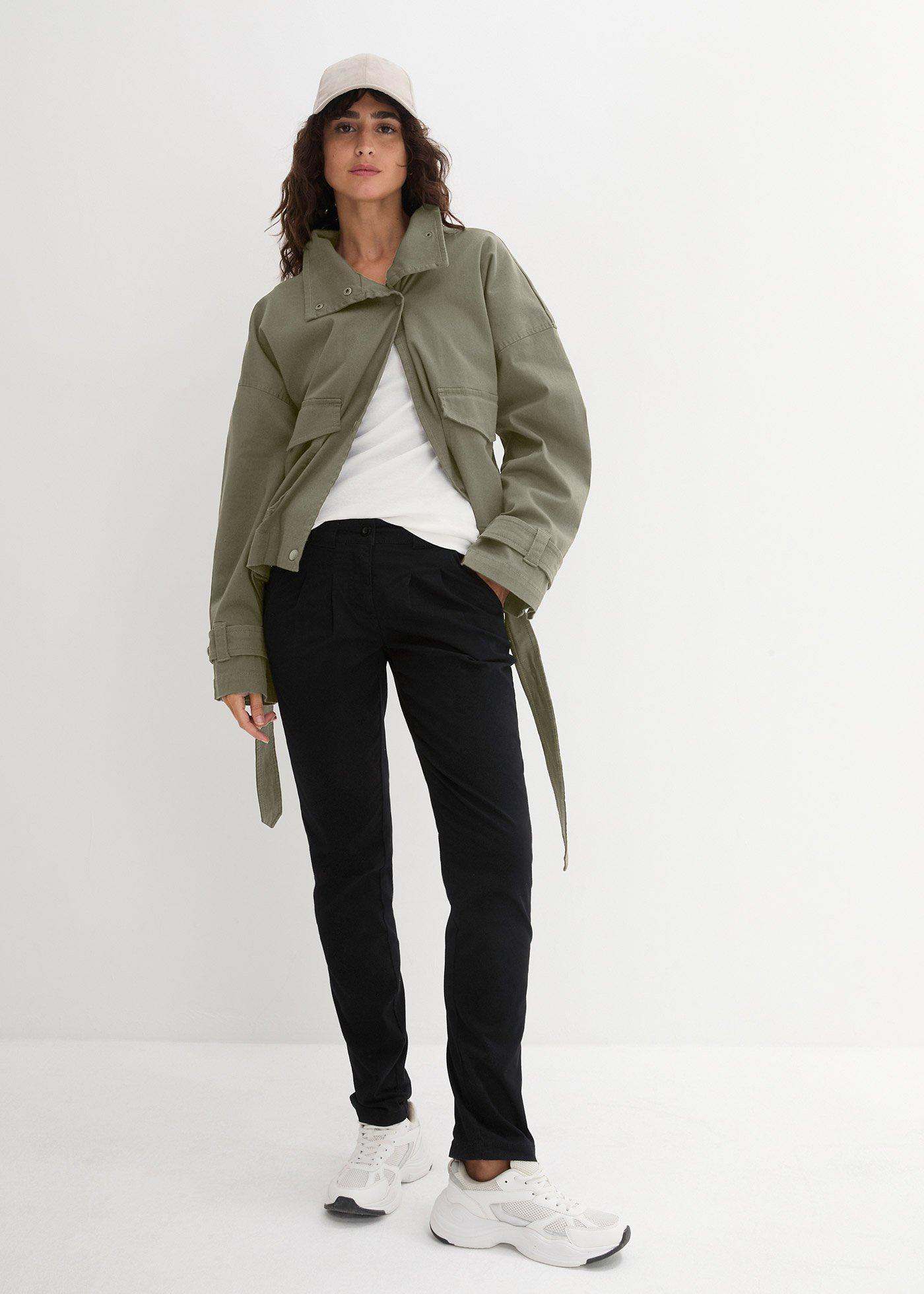 Spodnie chino ze stretchem - Bonprix