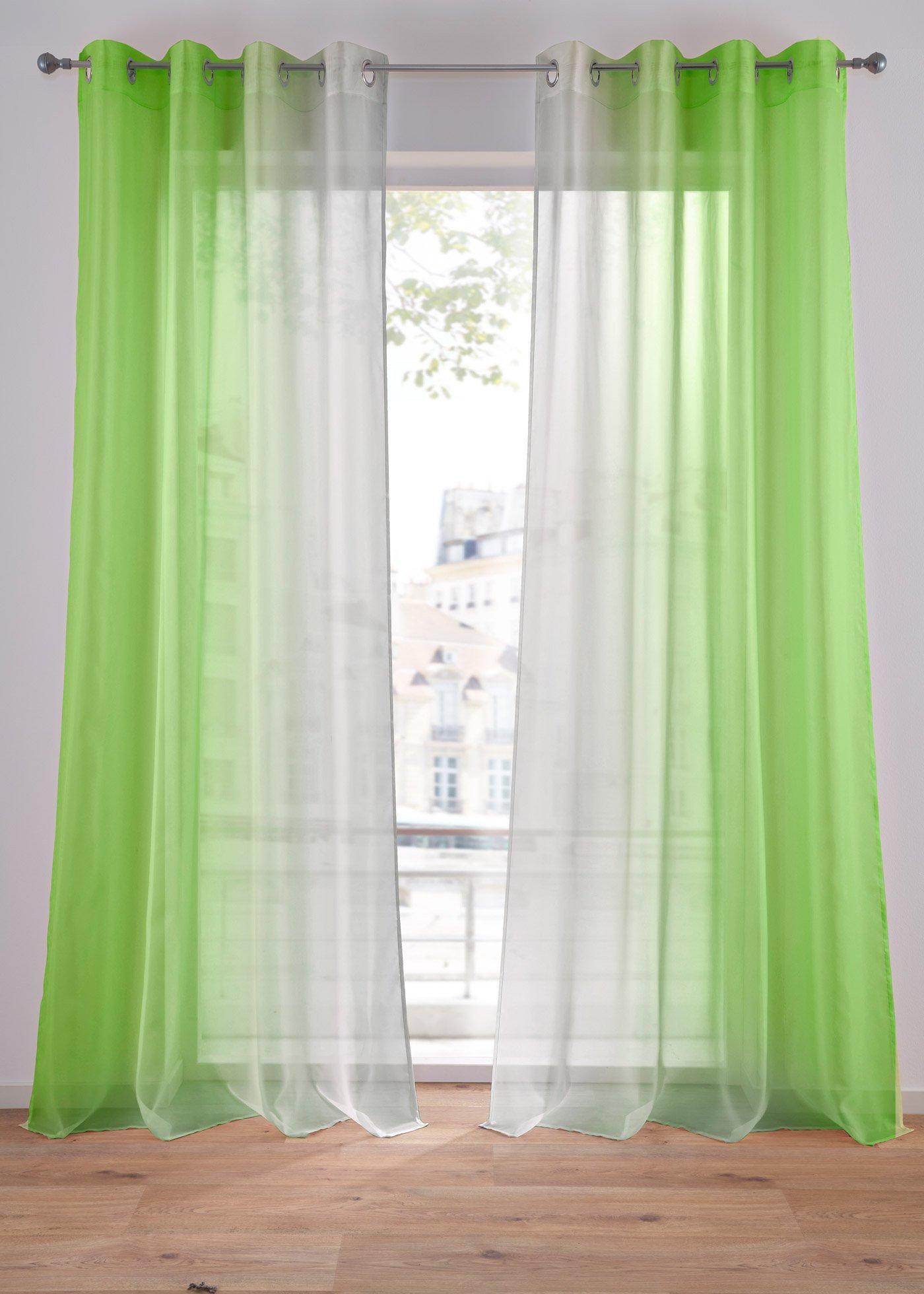 Lot de 2 voilages en tissu léger, aussi en XXL