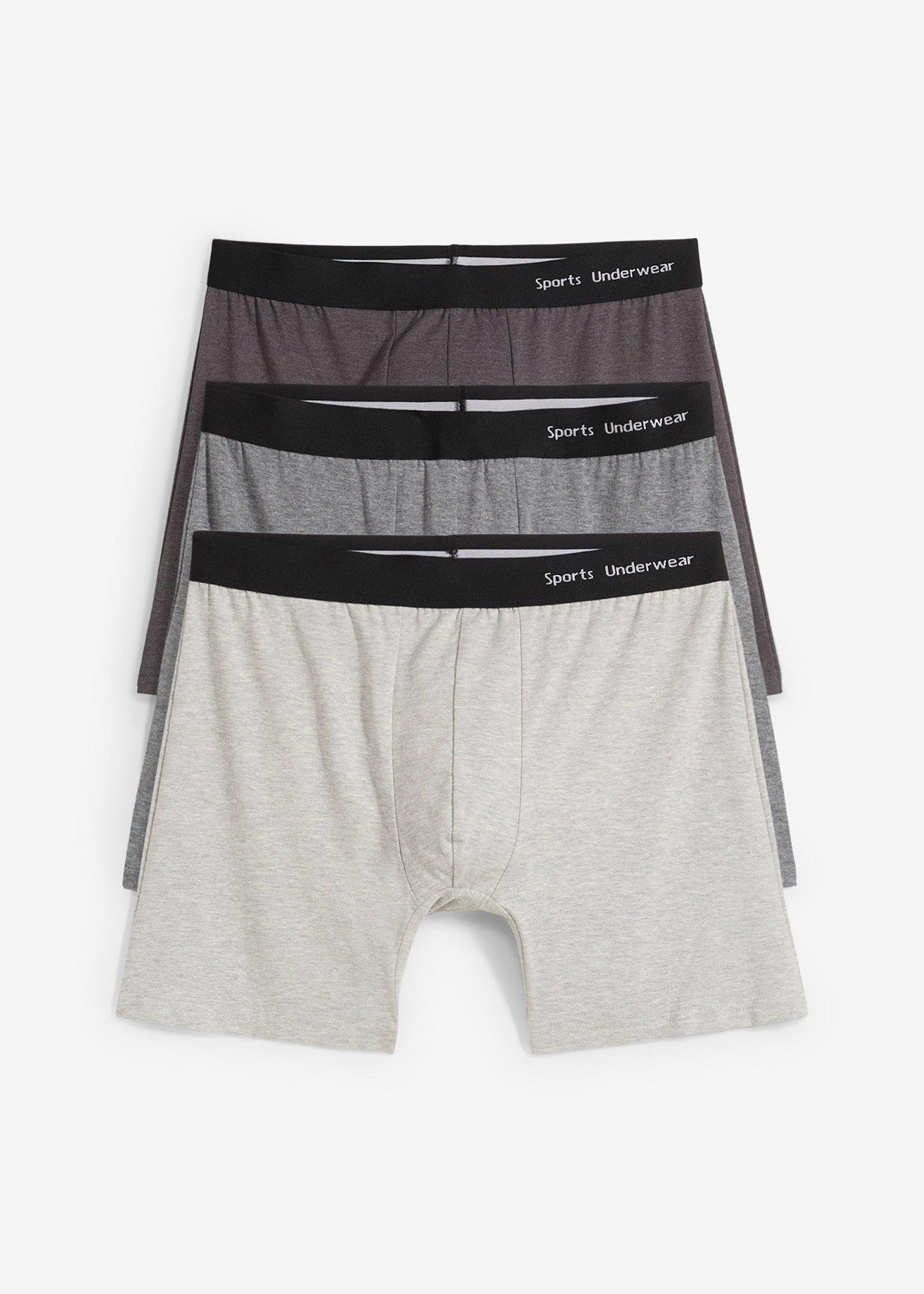 Lot de 3 boxers mi-longs