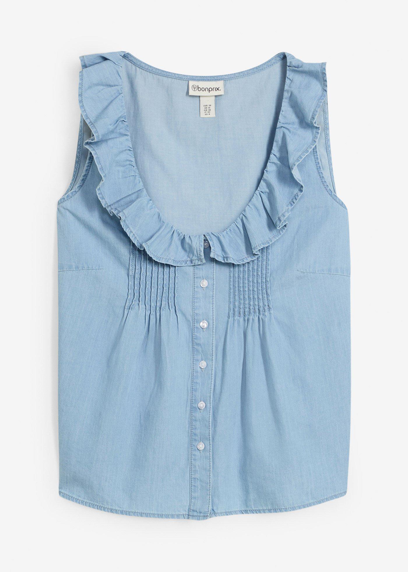 Top en jean de coton