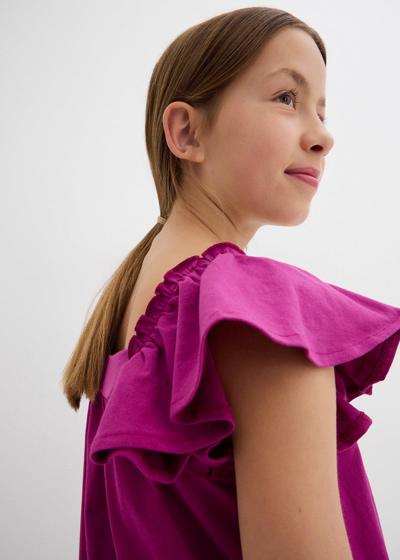 Sukienka z dżerseju z elastycznej mieszanki bawełny organicznej - Bonprix