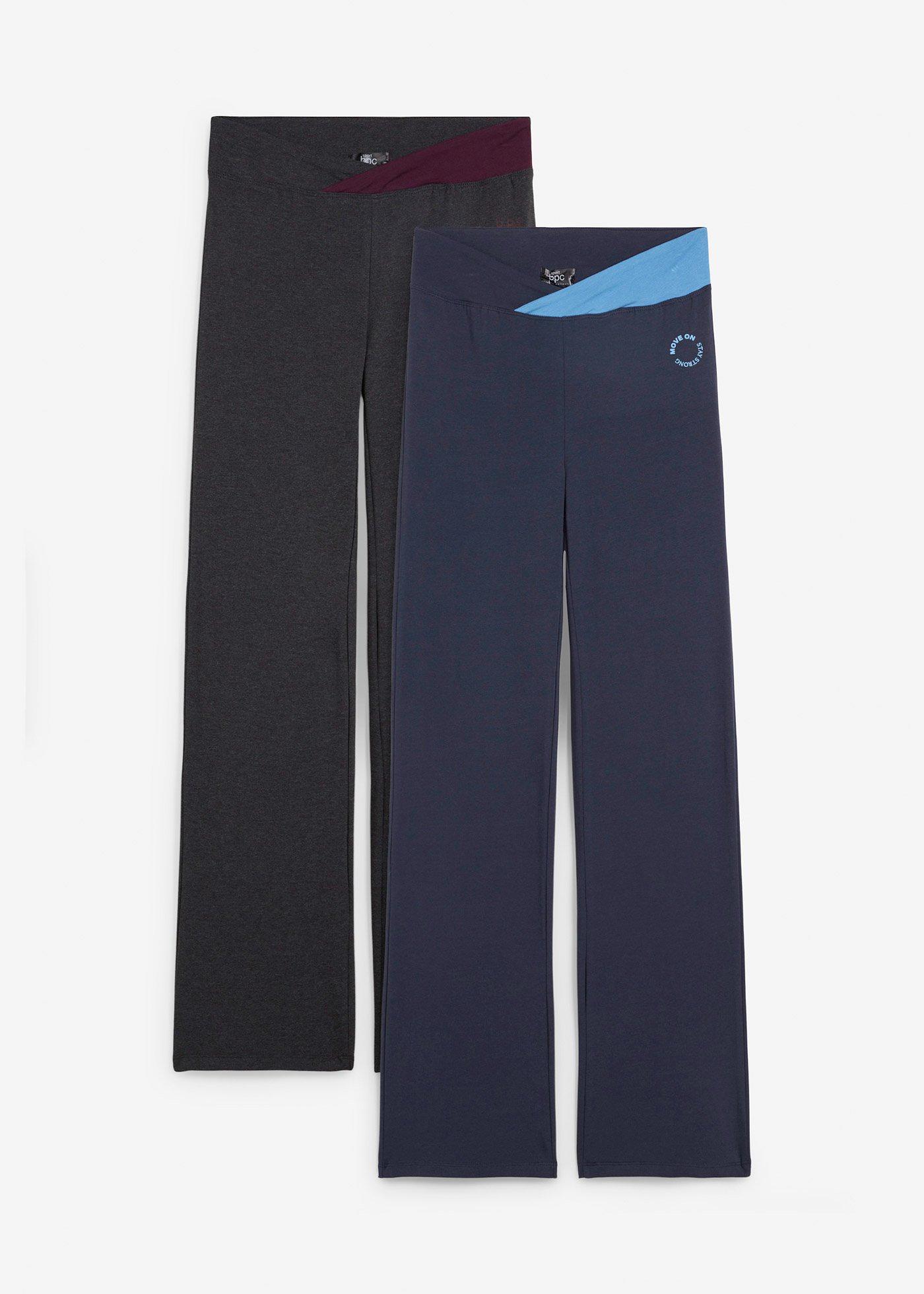 Lot de 2 pantalons de sport, bootcut