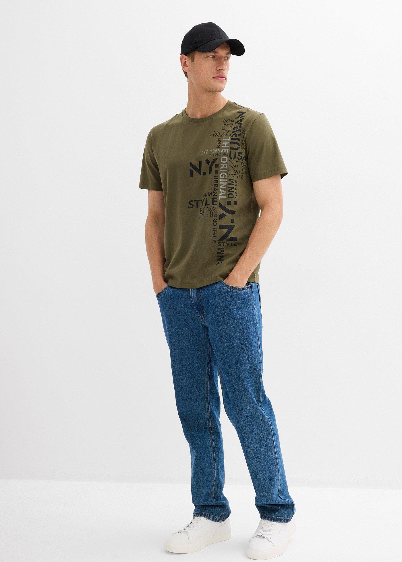 T-shirt z bawełny organicznej - Bonprix