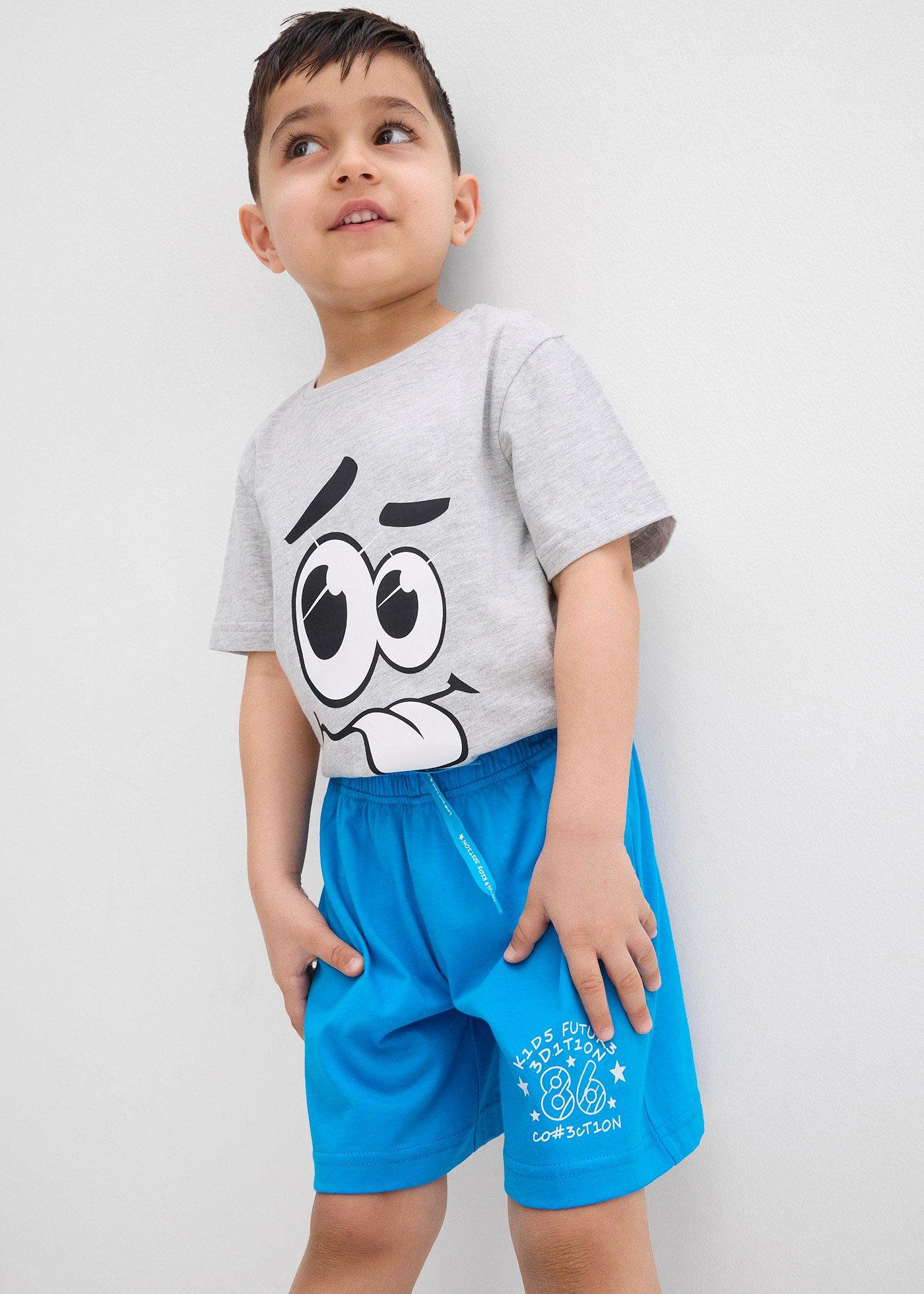 Bermudy chłopięce z dżerseju (2 pary) - Bonprix