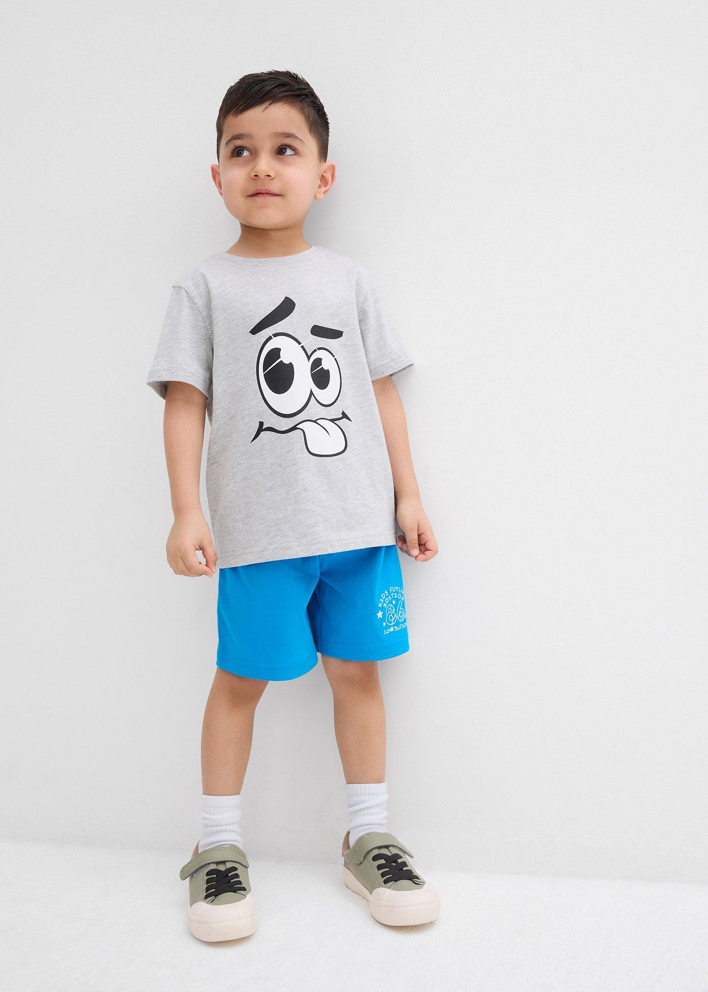 Bermudy chłopięce z dżerseju (2 pary) - Bonprix