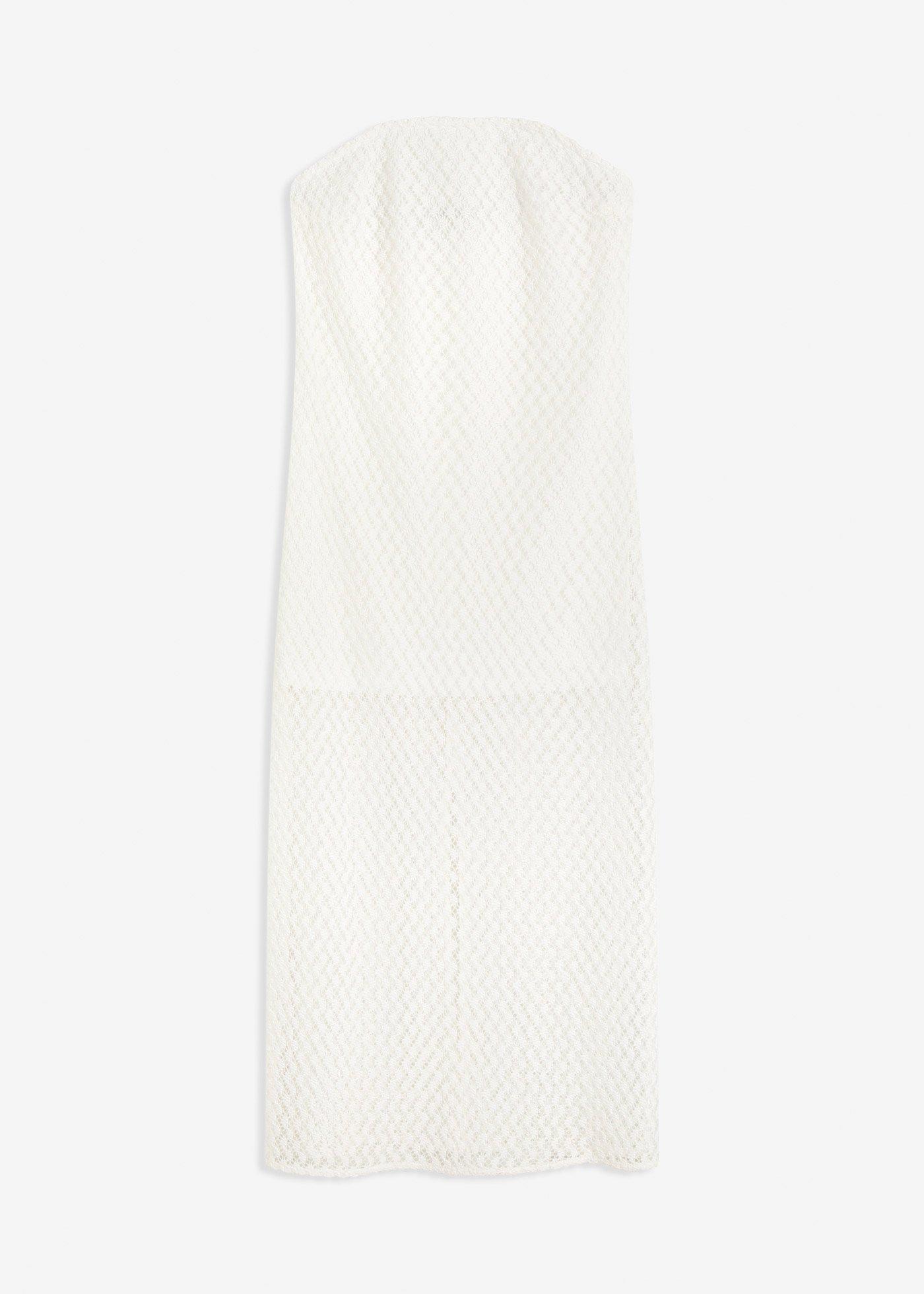 Robe col Bardot avec dentelle