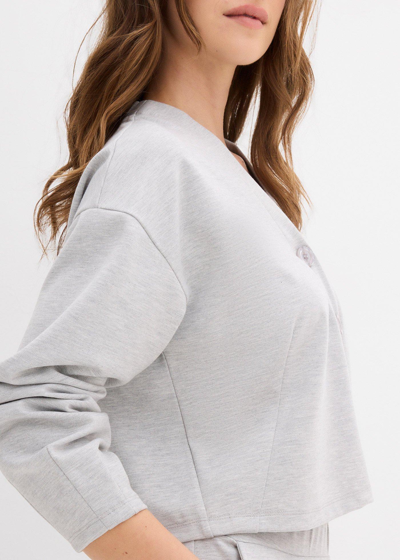 Bluza rozpinana z mieszanki wiskozy - Bonprix