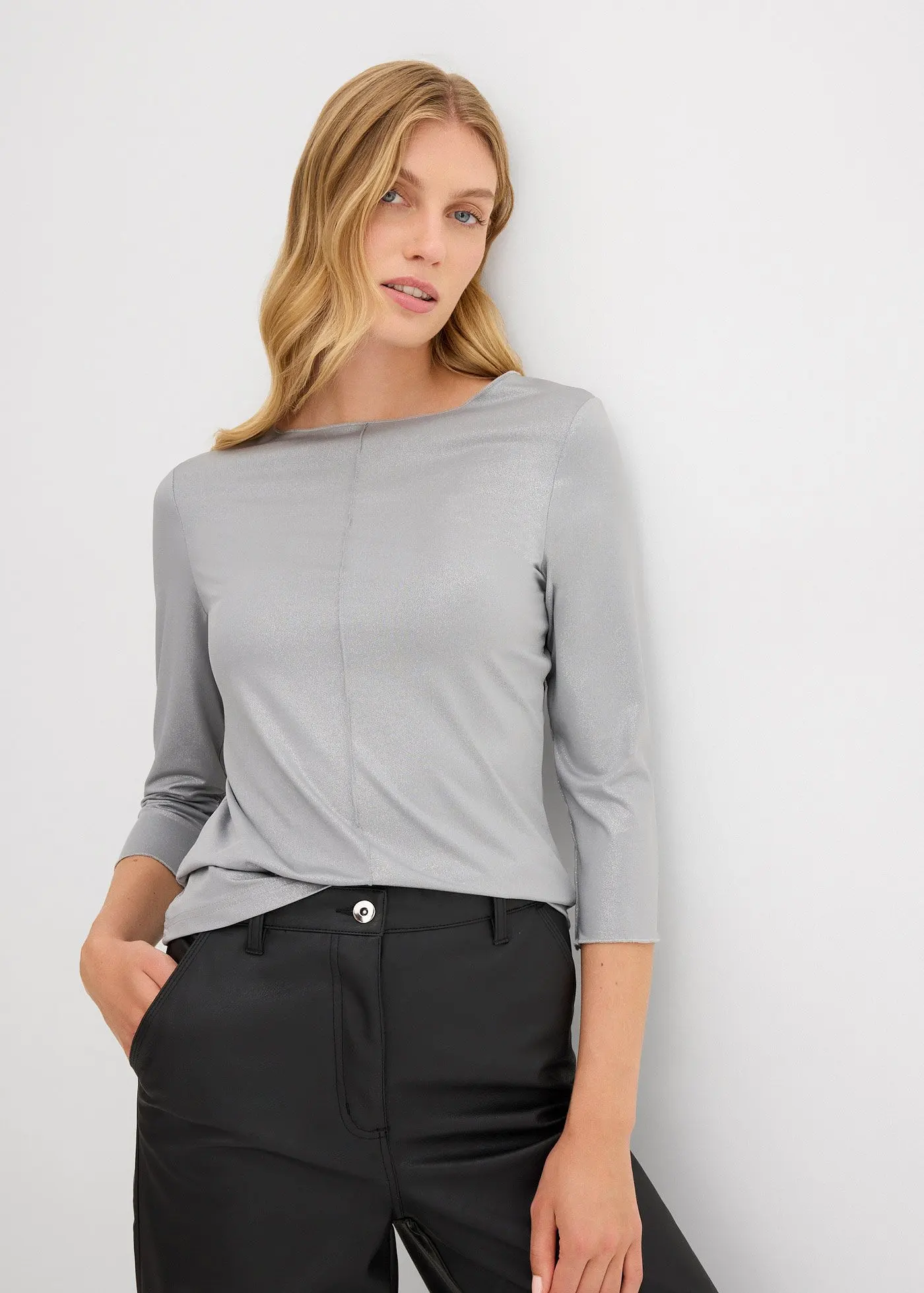 Рубашка Bonprix glänzendes