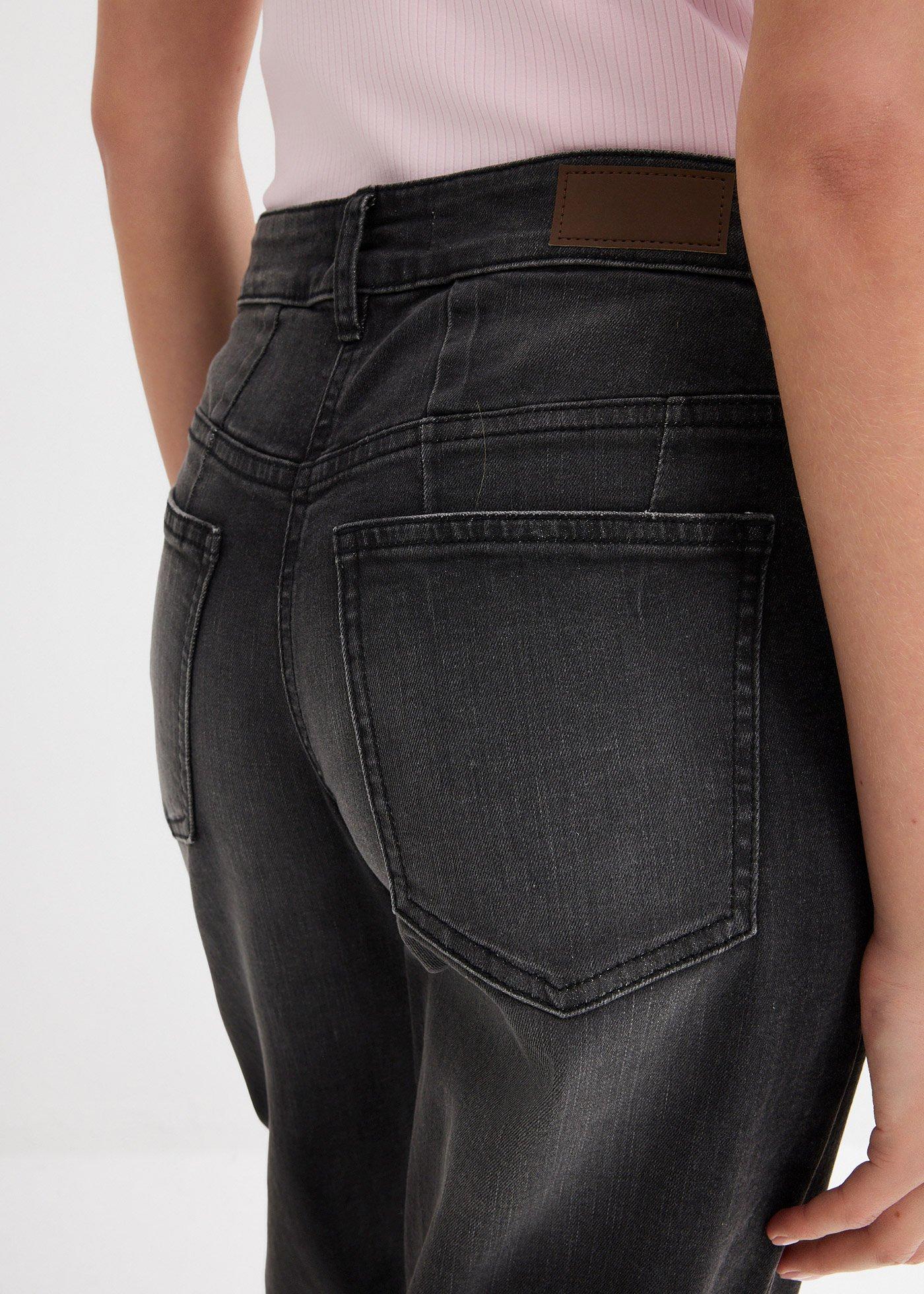 Dżinsy typu barrel, mid waist - Bonprix