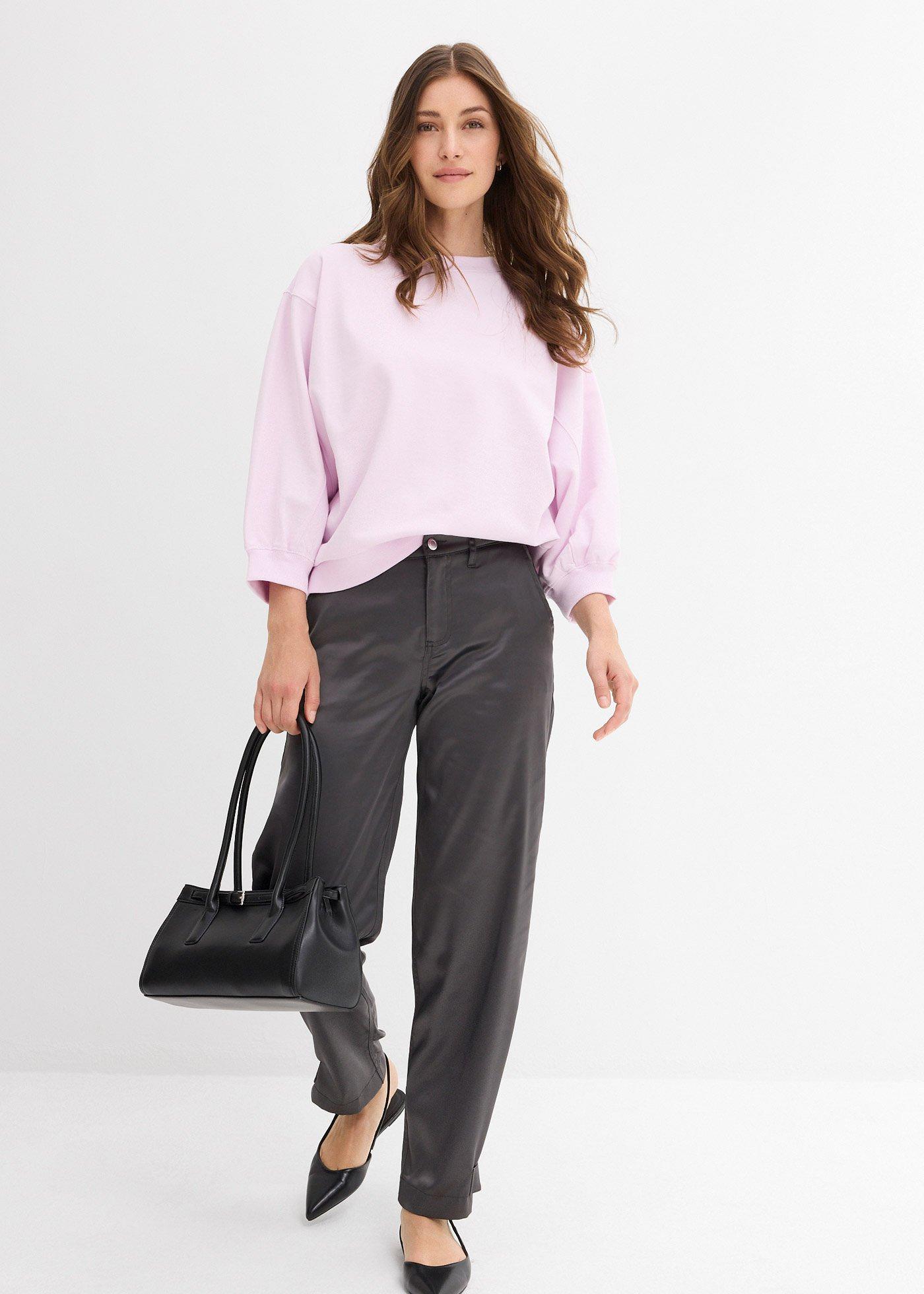 Bawełniana bluza oversize - Bonprix