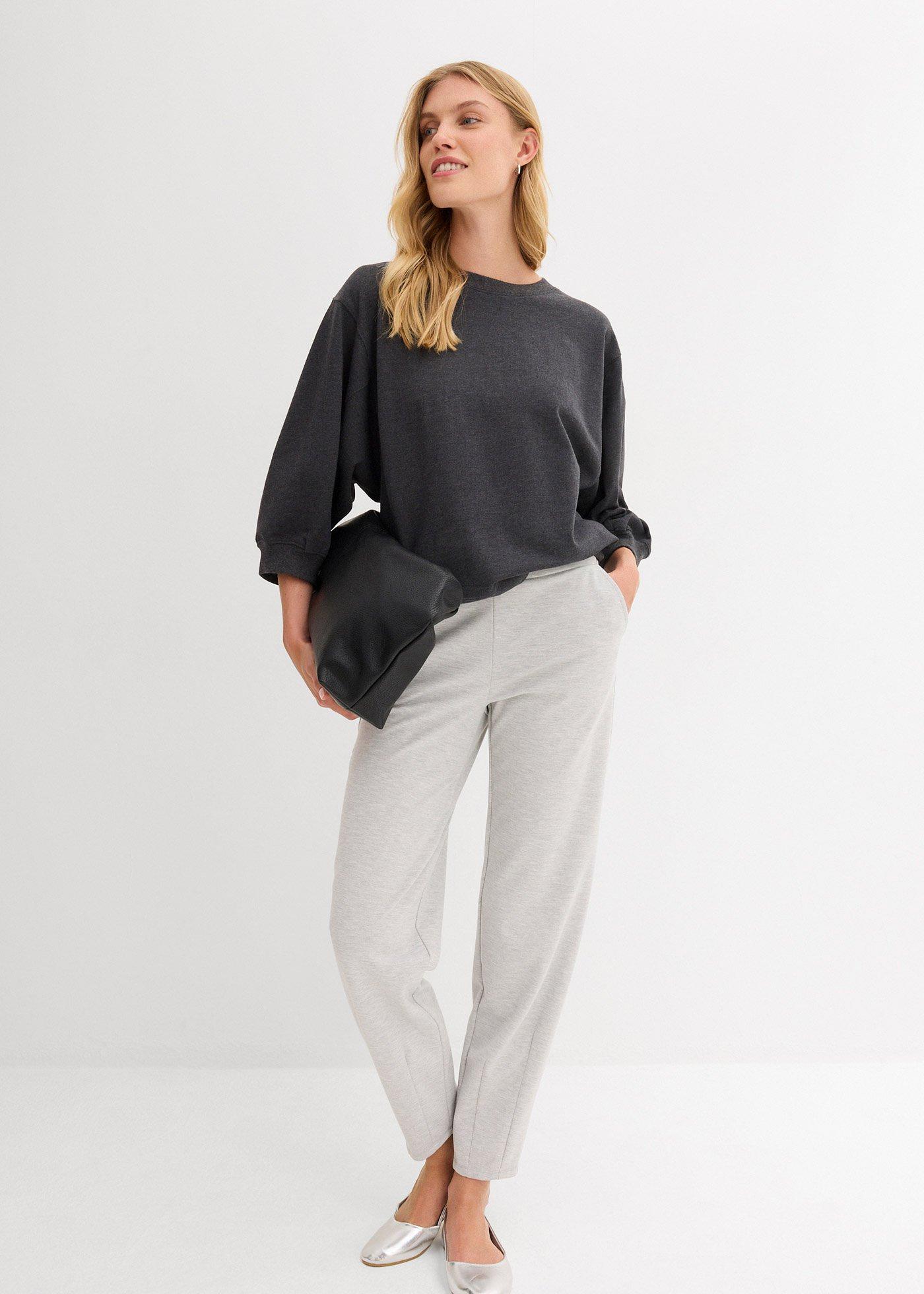 Bawełniana bluza oversize - Bonprix