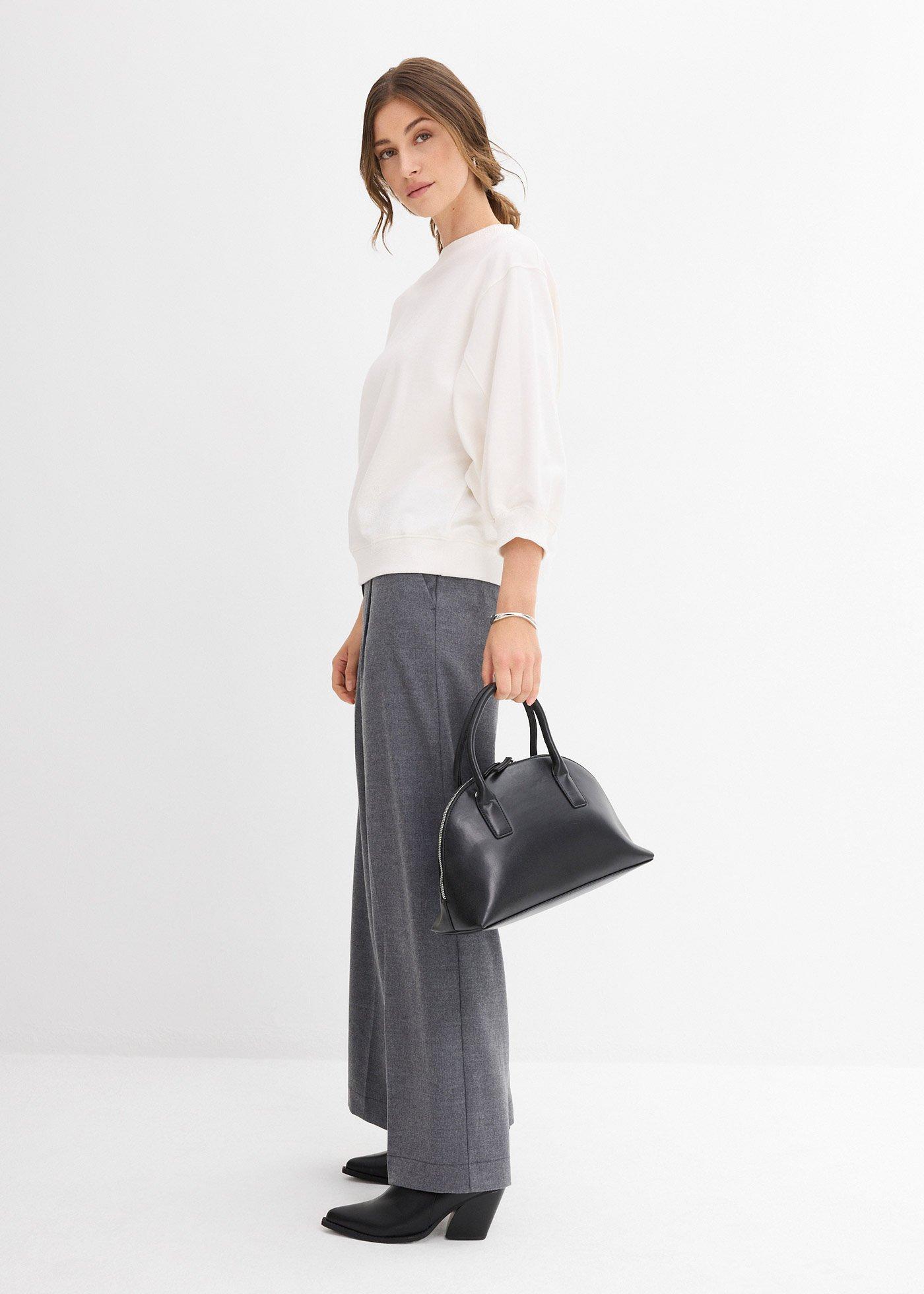 Bawełniana bluza oversize - Bonprix