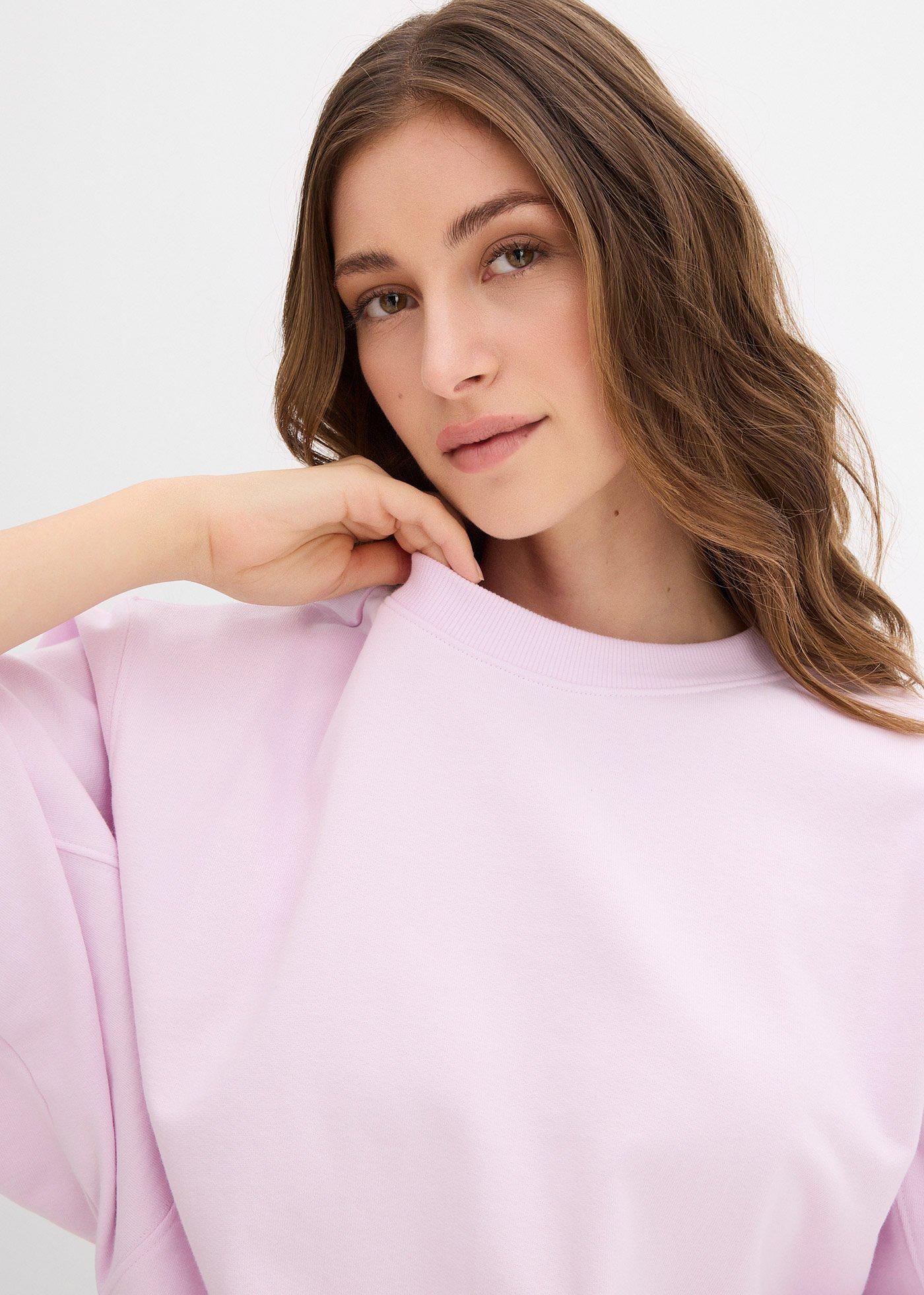 Bawełniana bluza oversize - Bonprix