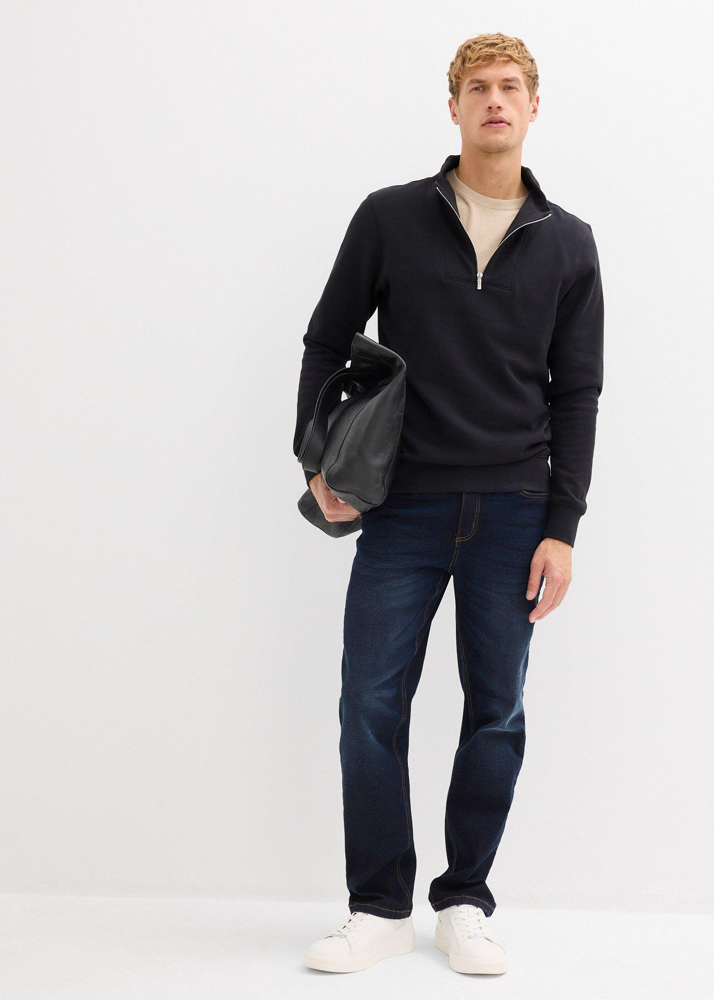 Bluza ze stójką z czystej bawełny organicznej - Bonprix