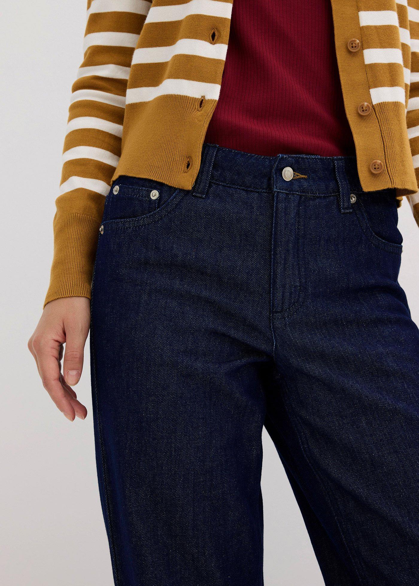 Jeansy straight, mid waist - Bonprix