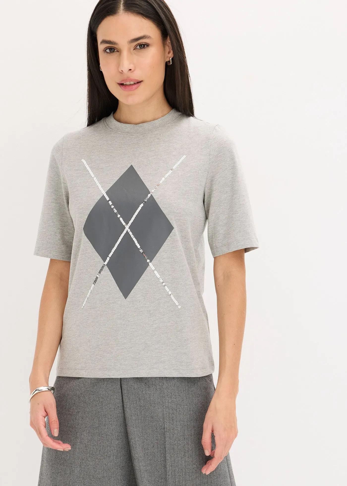 Футболка Bonprix Halbarmshirt для мужчин и женщин