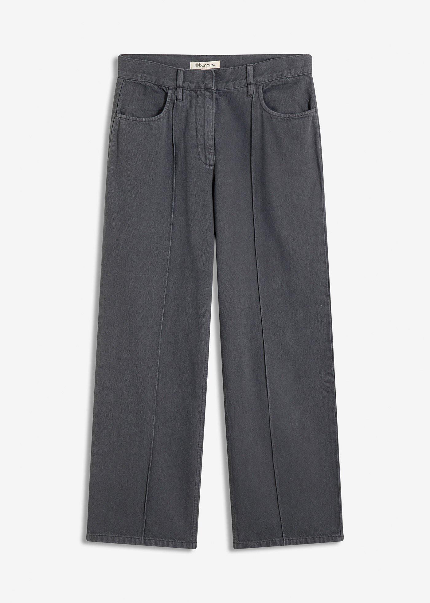 Pantaloni din twill, integral din bumbac
