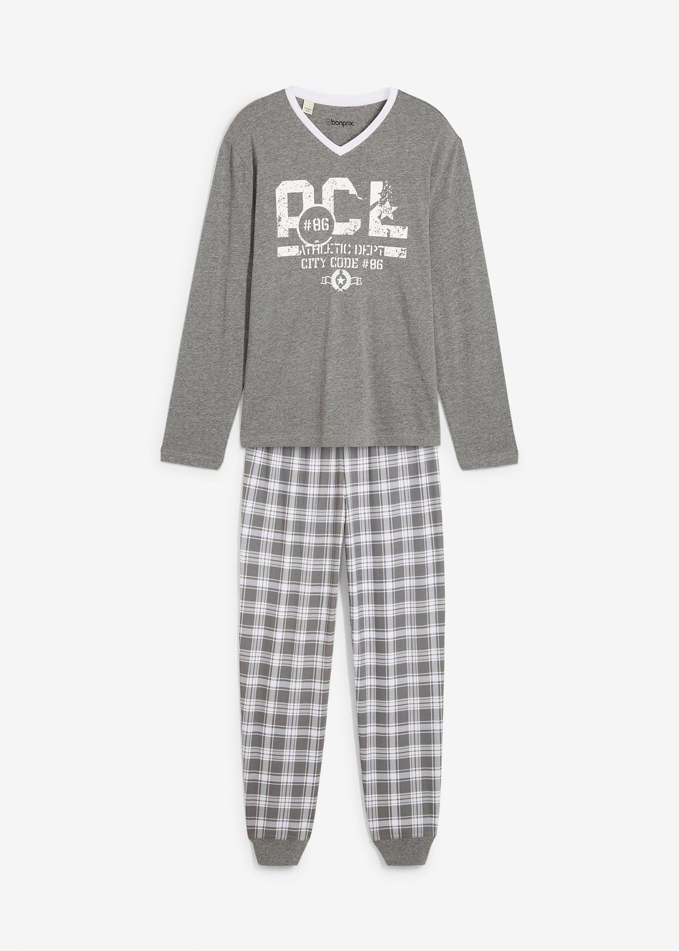Pyjama coton à manches longues