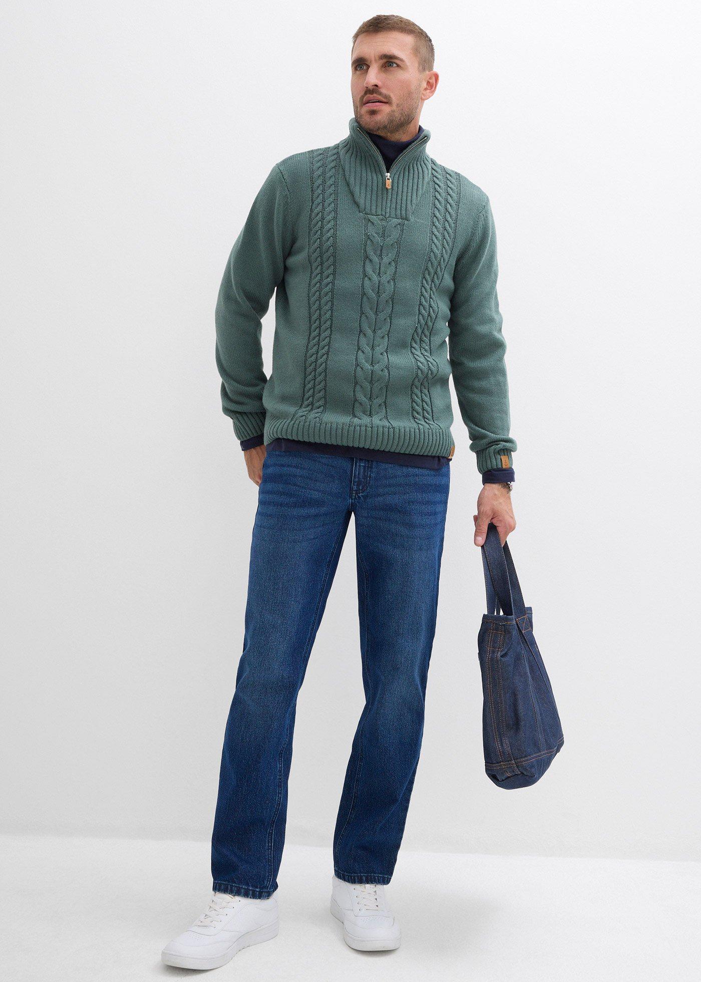 Dżinsy ze stretchem o kroju relaxed fit, straight - Bonprix