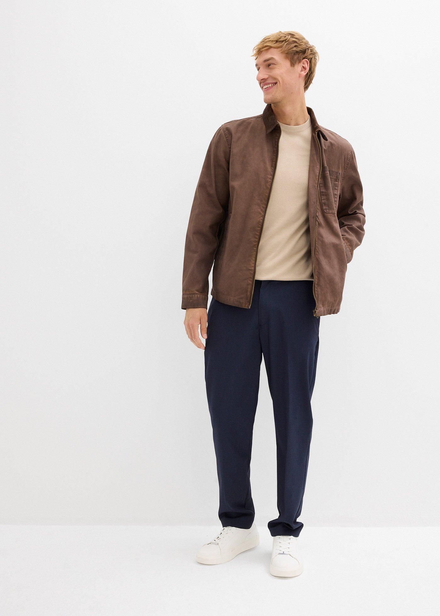 Spodnie garniturowe o kroju relaxed fit - Bonprix