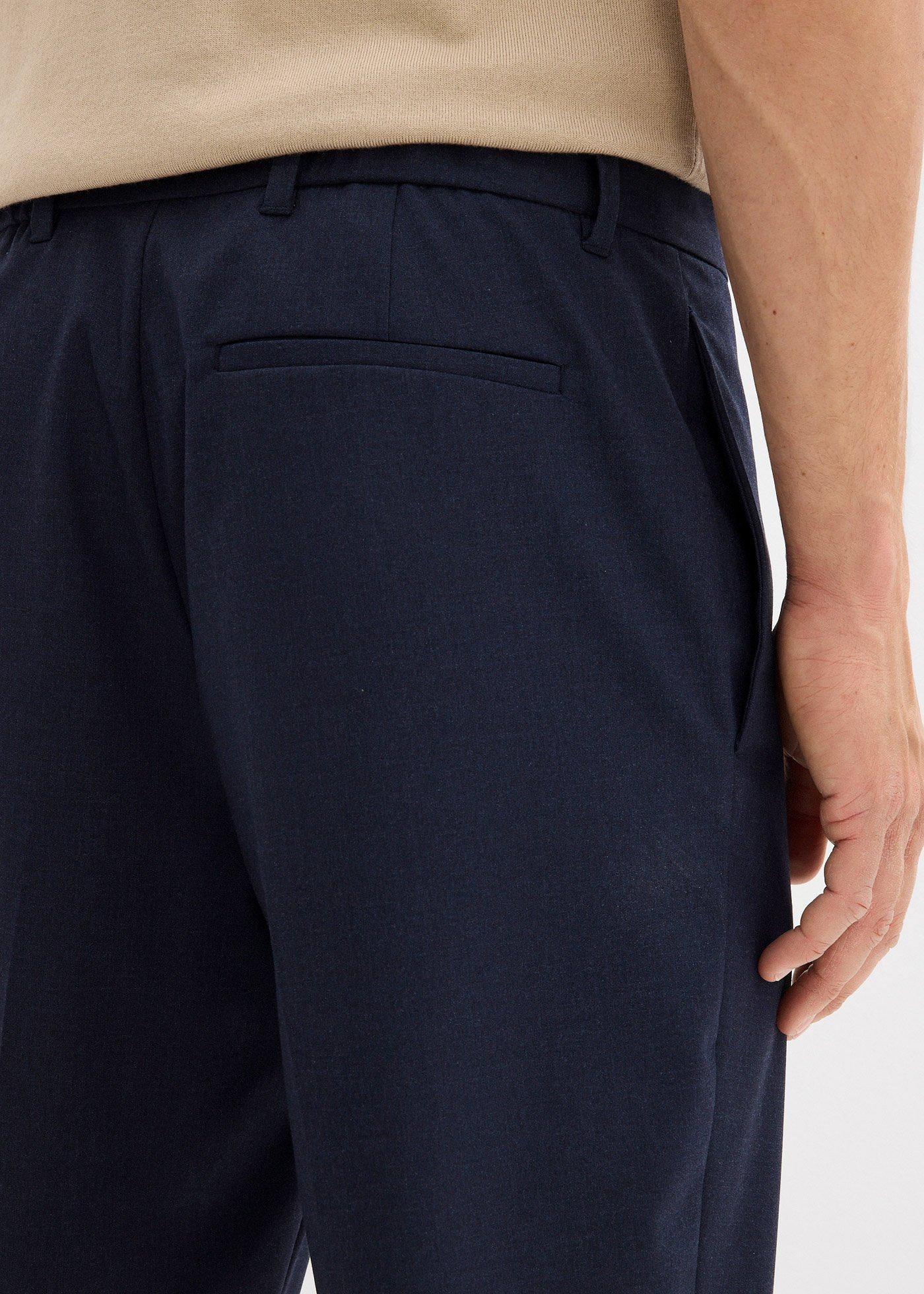 Spodnie garniturowe o kroju relaxed fit - Bonprix