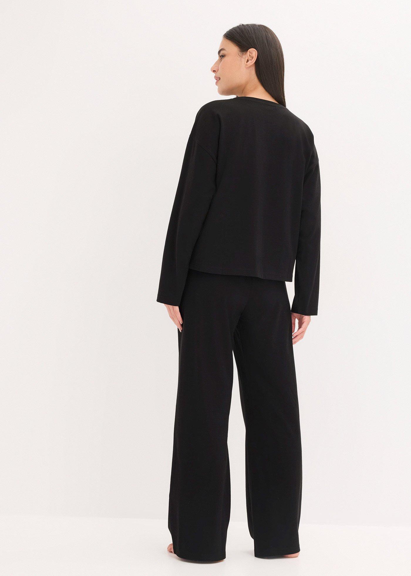 Domowy dres z miękkiej bawełny, oversize - Bonprix