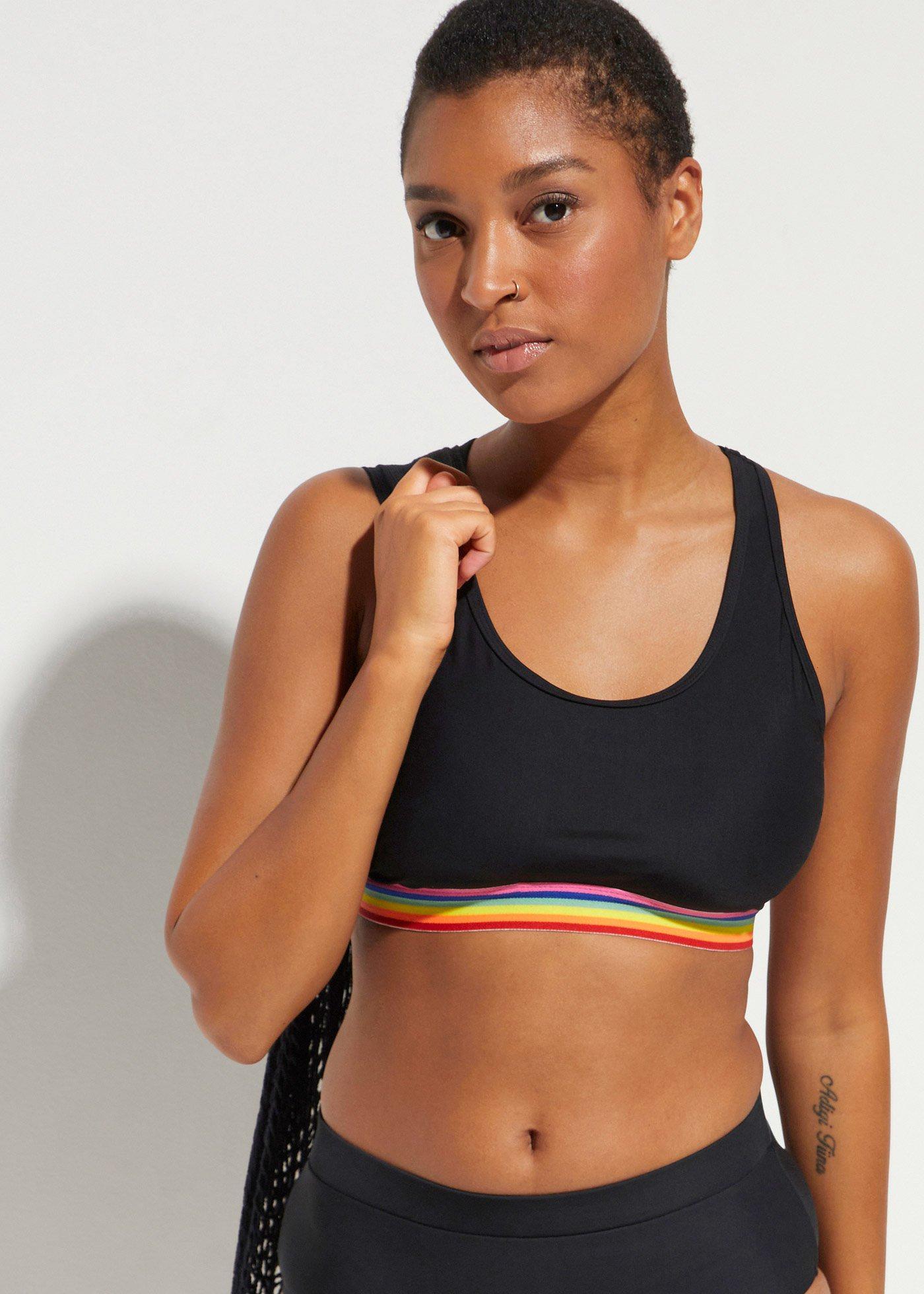 Biustonosz bikini bustier, lekki stopień modelowania sylwetki - Bonprix