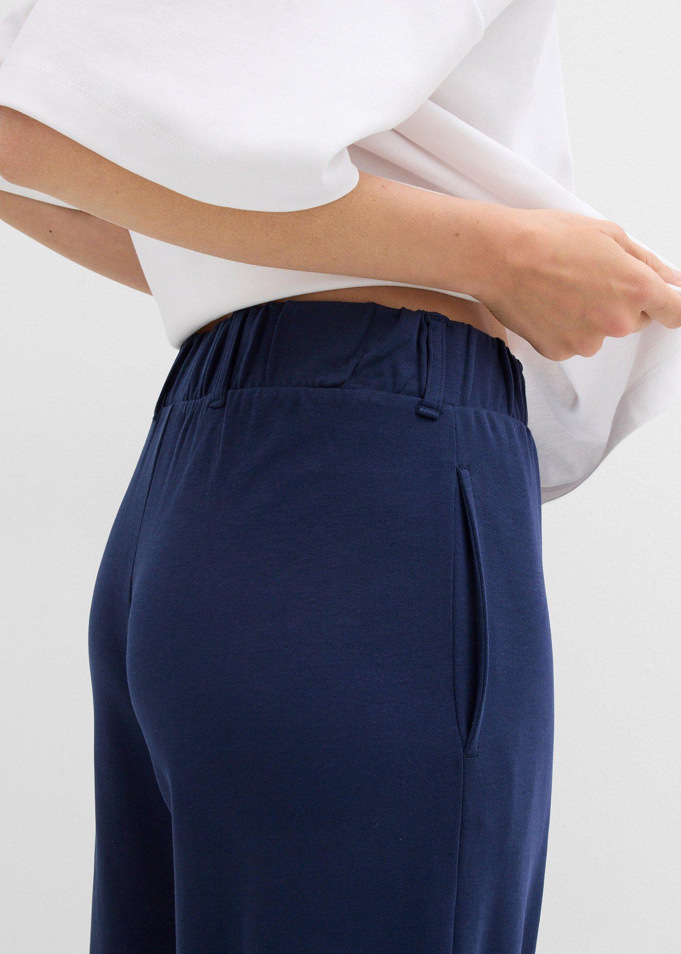 Spodnie culotte z czystej bawełny organicznej - Bonprix