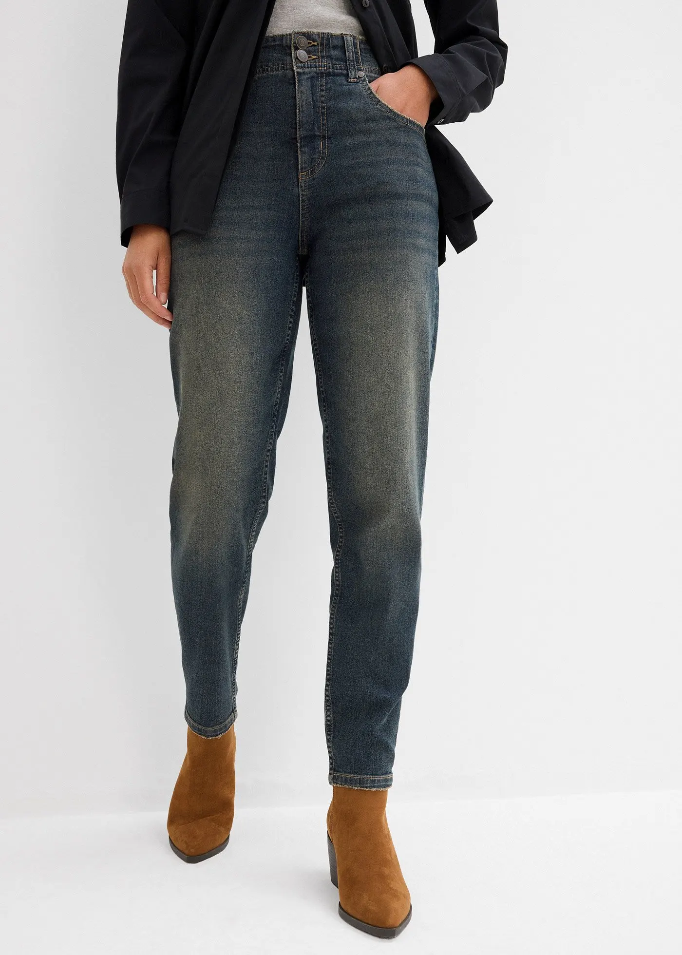 Bonprix Mom-Джинсы с завышенной талией