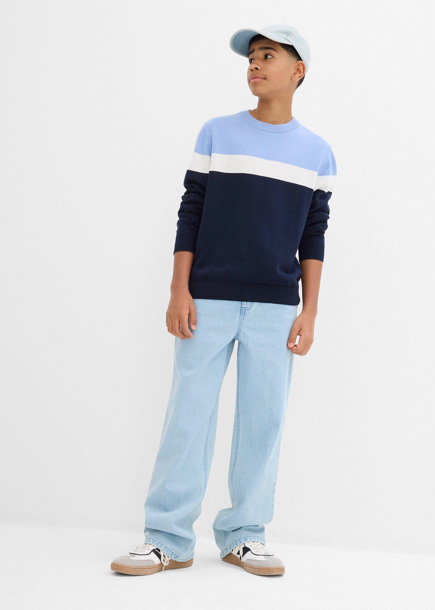 Dżinsy loose fit w wygodnym fasonie, prosta nogawka - Bonprix