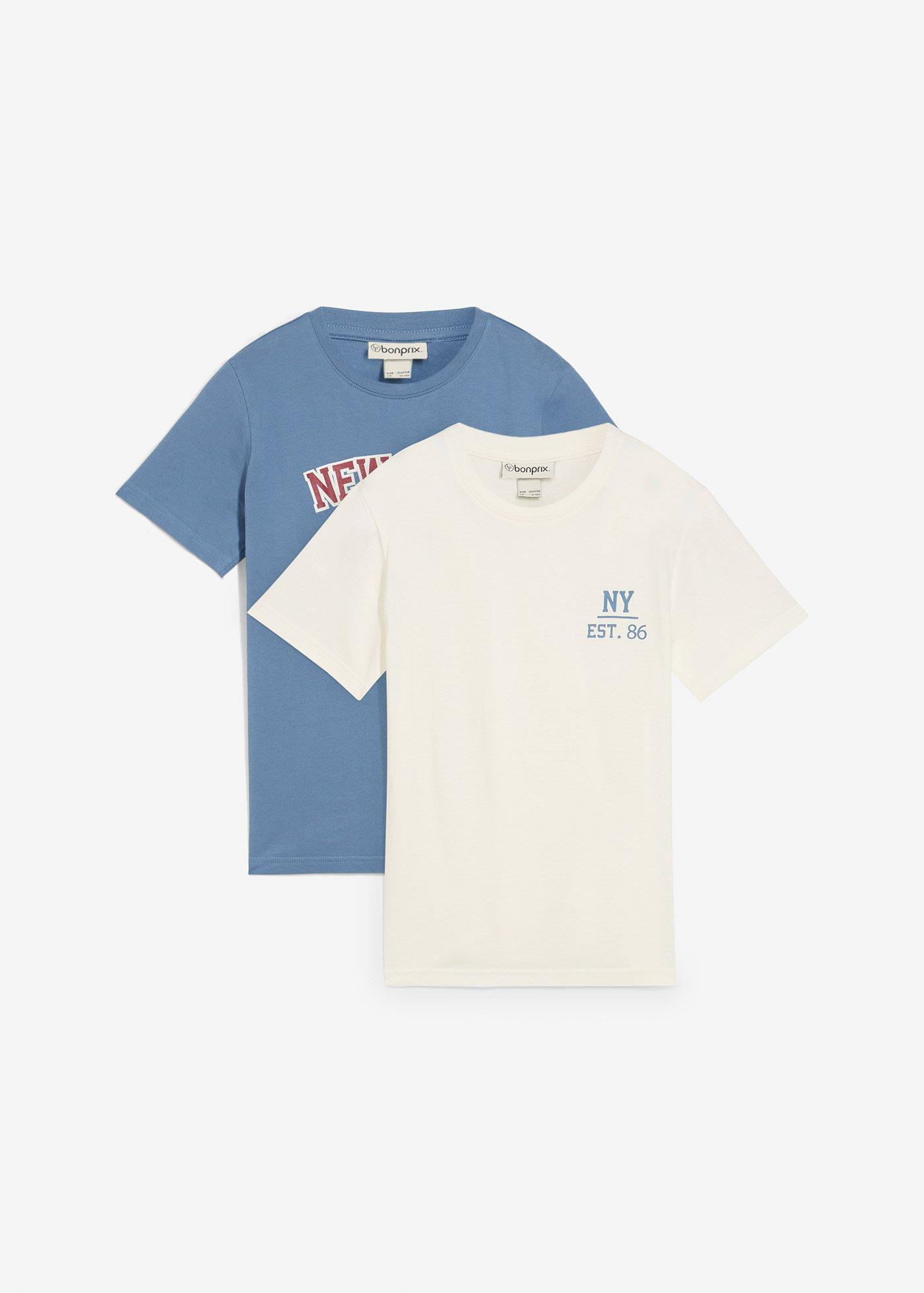 T-shirt z czystej bawełny organicznej  (2 szt.) - Bonprix