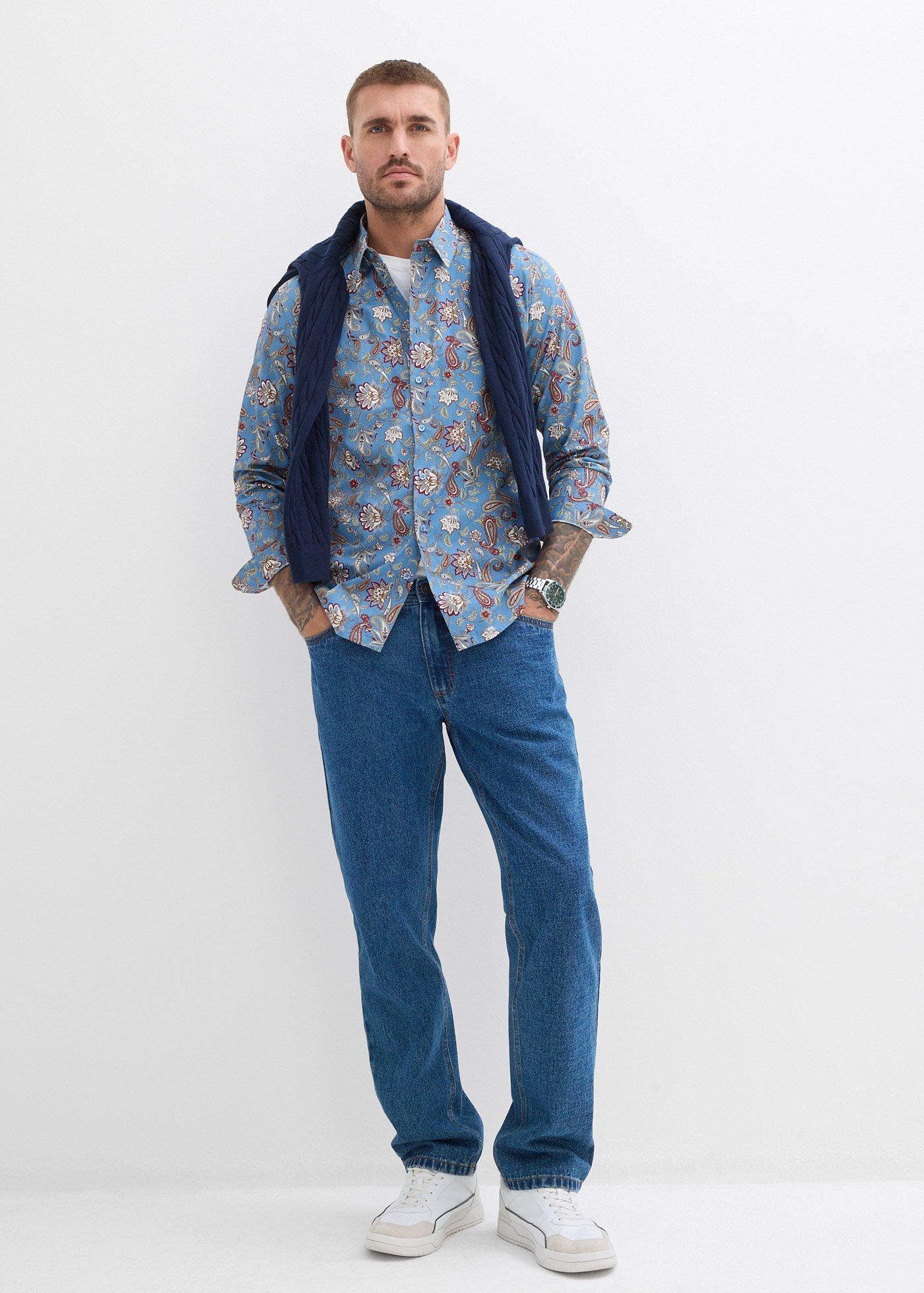 Koszula do pracy z czystej bawełny, slim fit - Bonprix