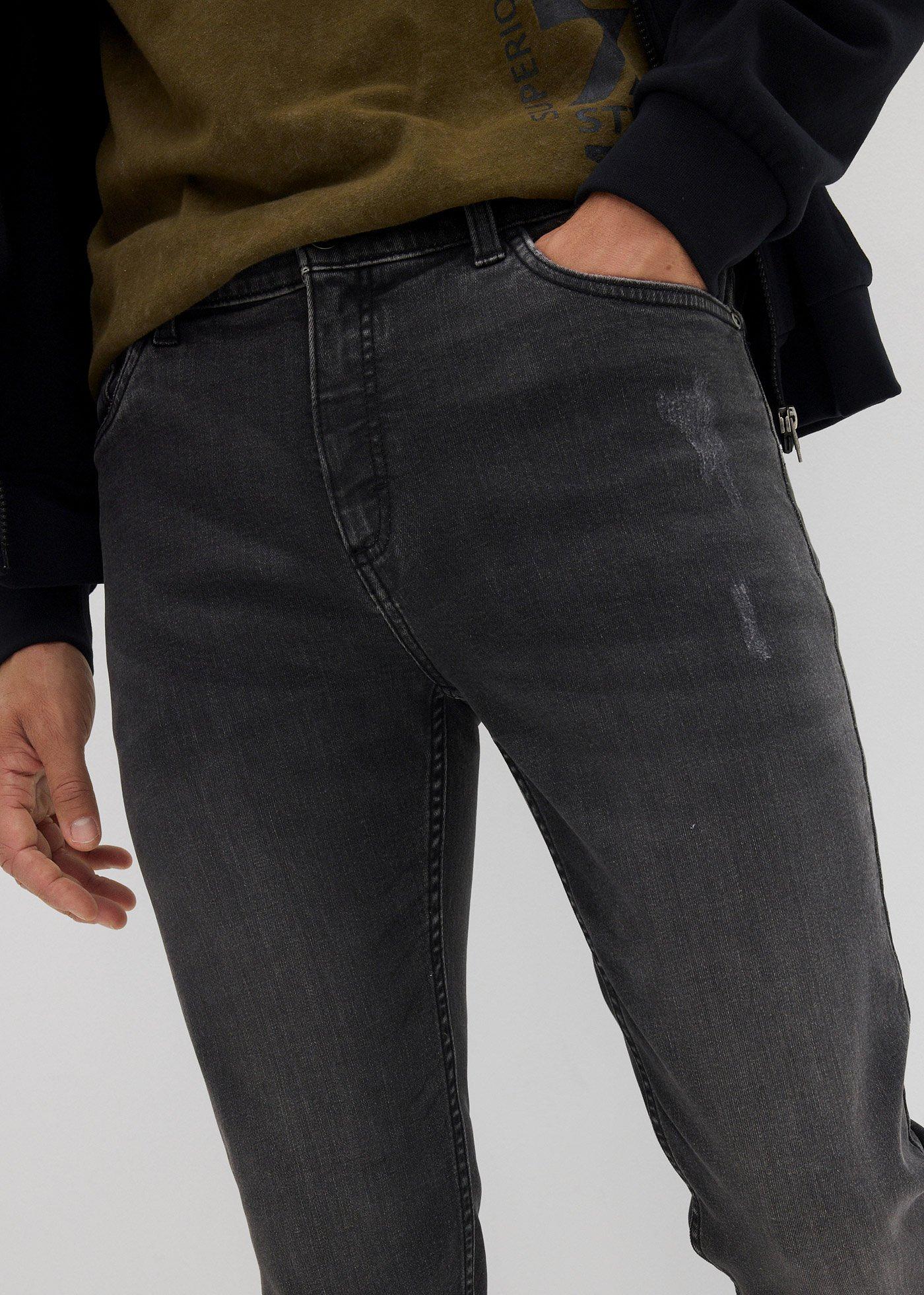 Dżinsy ze stretchem o kroju slim fit, straight - Bonprix