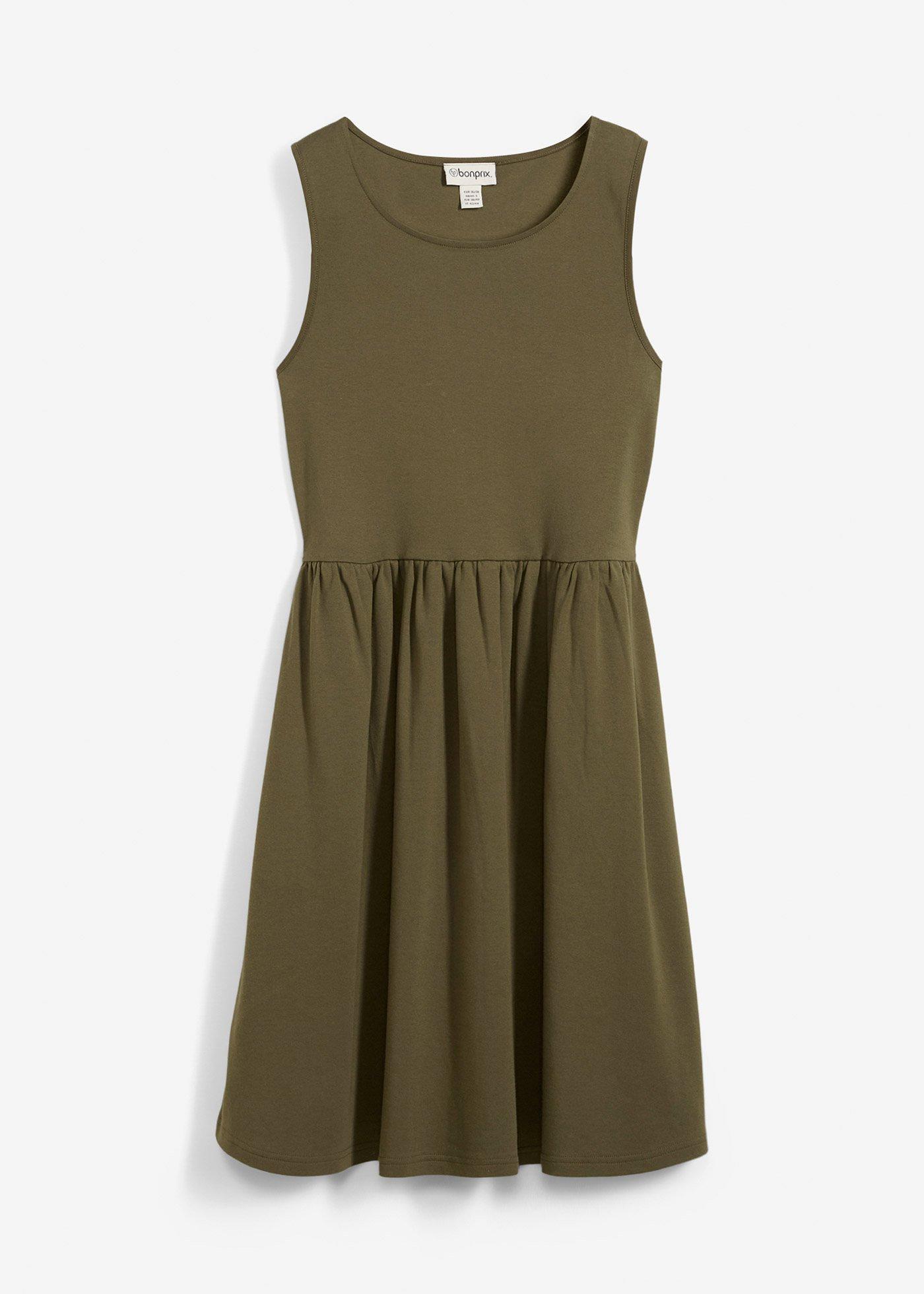 Robe à poches en jersey 100% coton