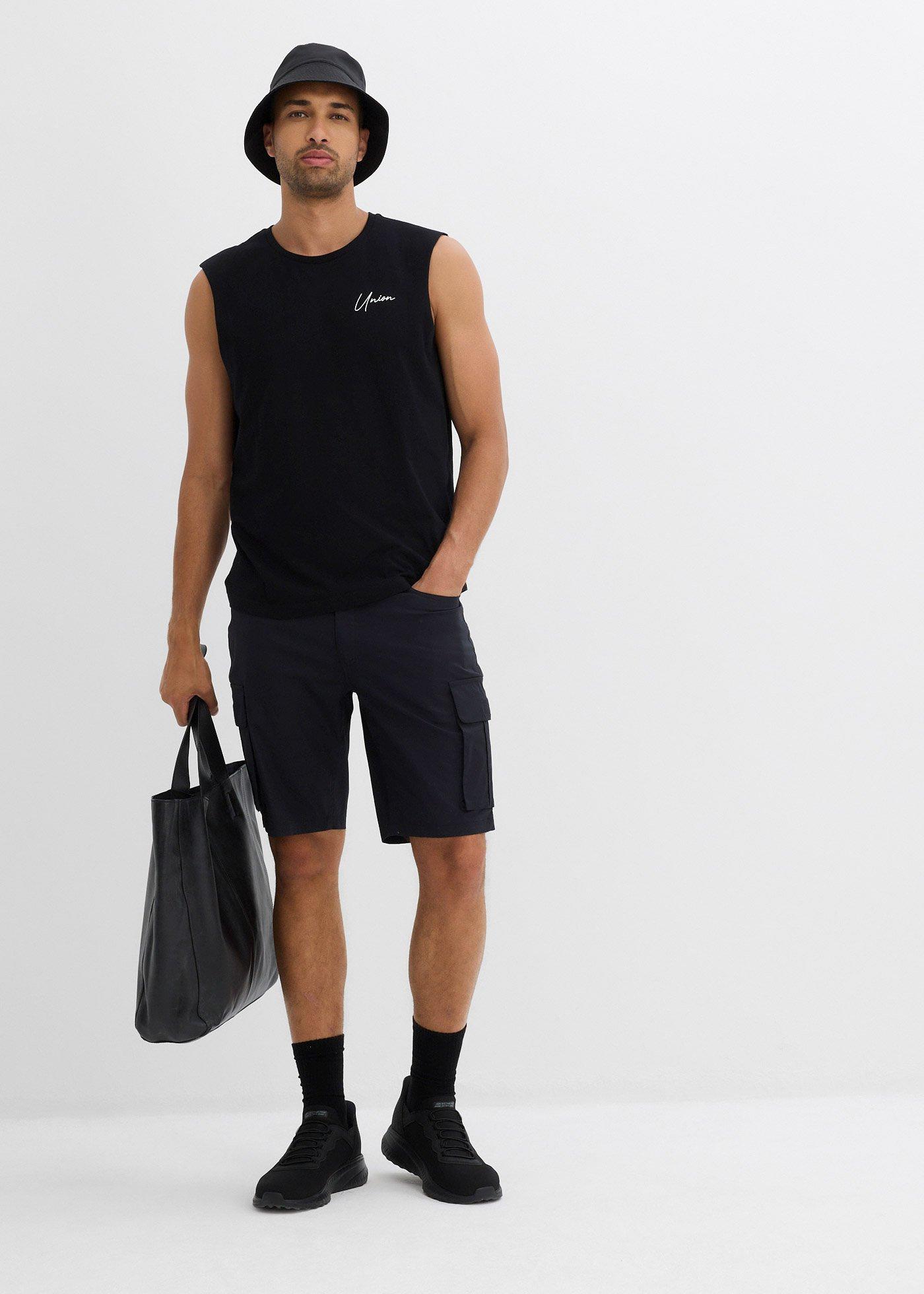 Koszulka bez rękawów (2 szt.) z czystej bawełny organicznej, loose fit - Bonprix