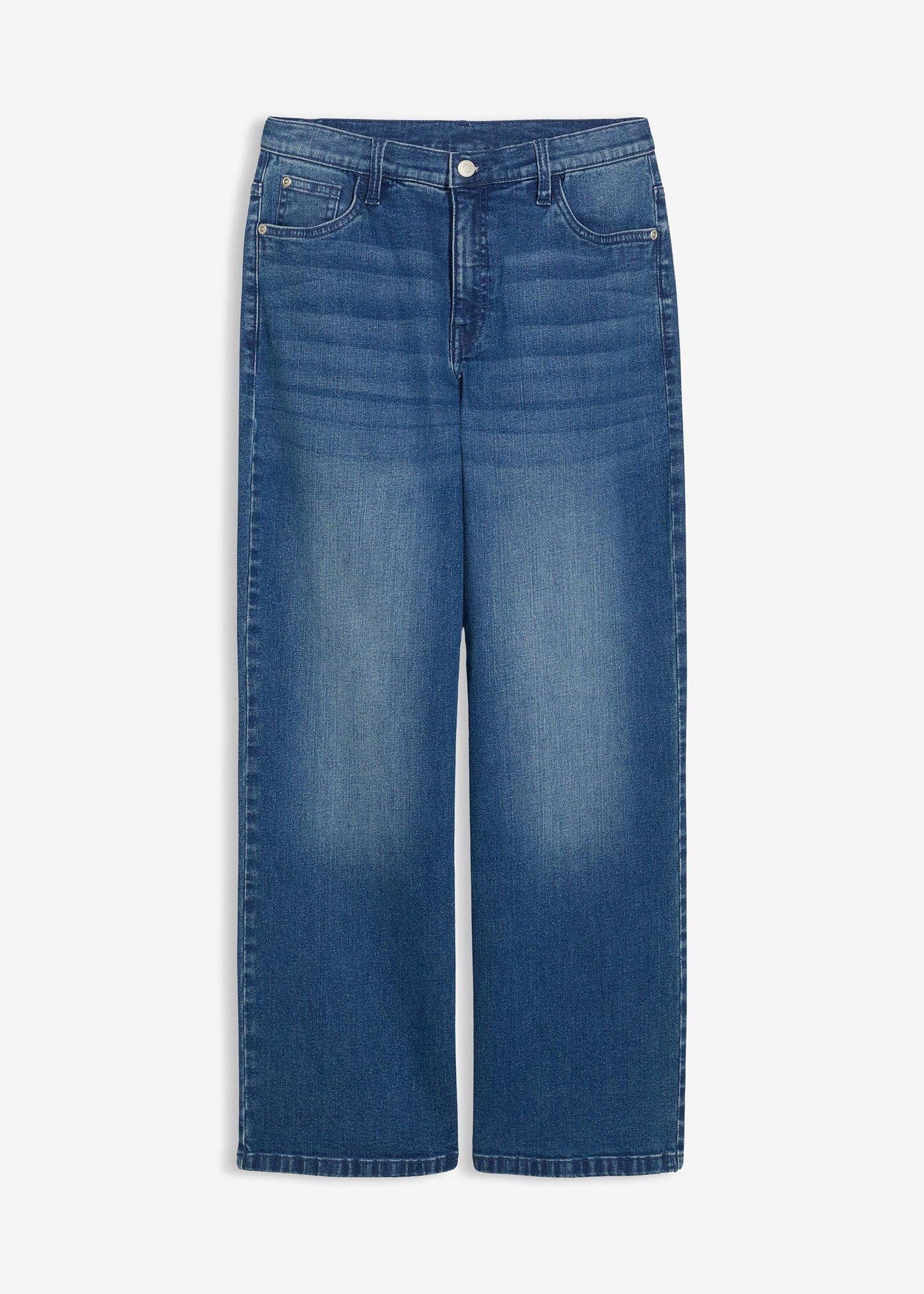Dżinsy ze stretchem extra loose fit, straight - Bonprix