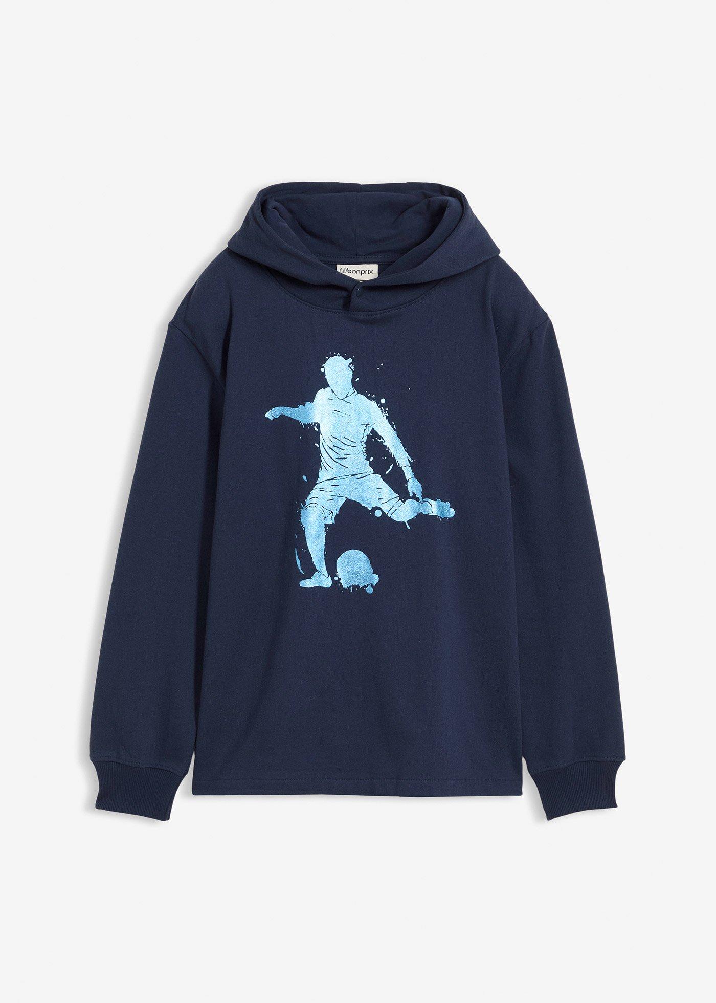 Sweat à capuche doux en coton mélangé