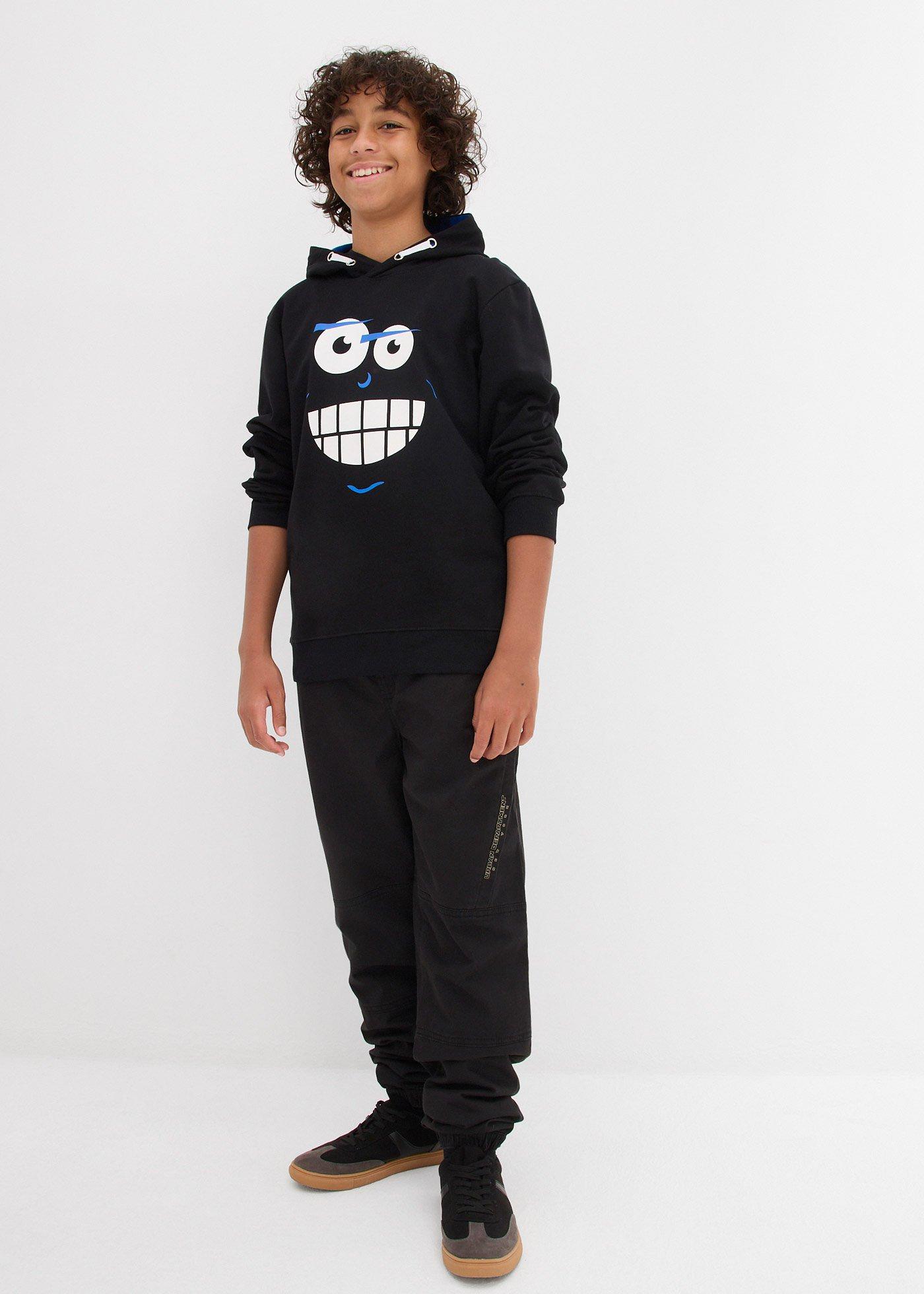 Bluza z kapturem z czystej bawełny - Bonprix