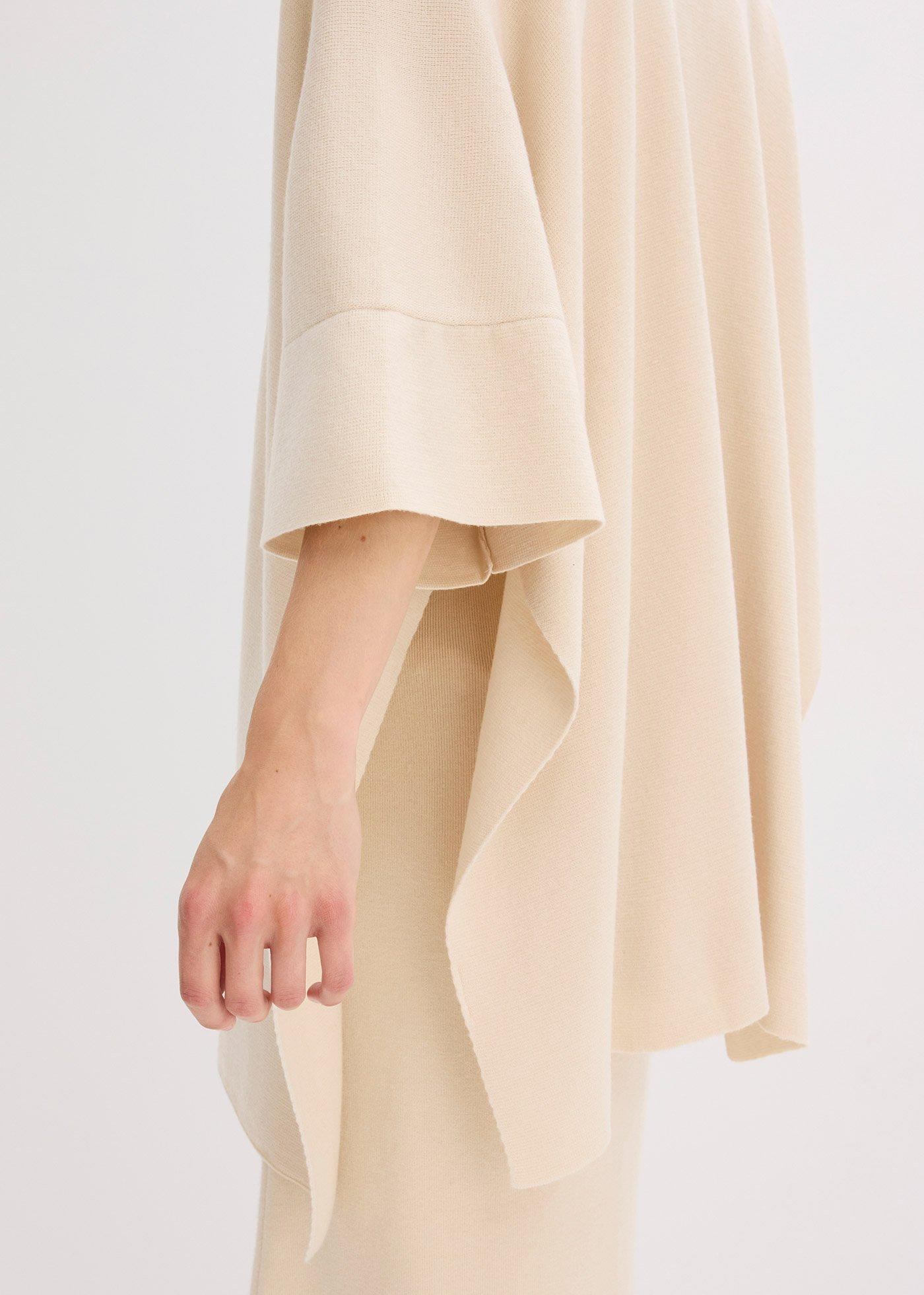 Dzianinowa peleryna oversize - Bonprix