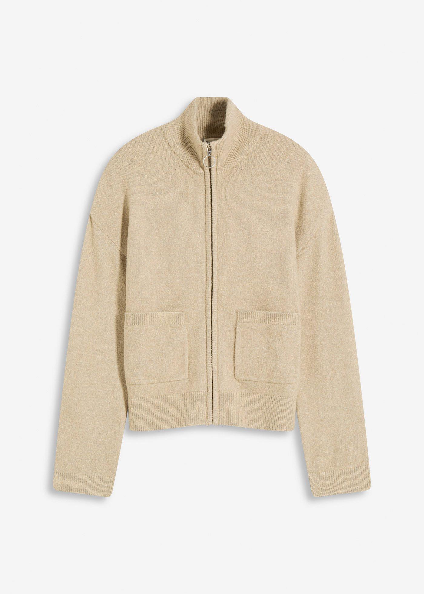 Gilet zippé en maille