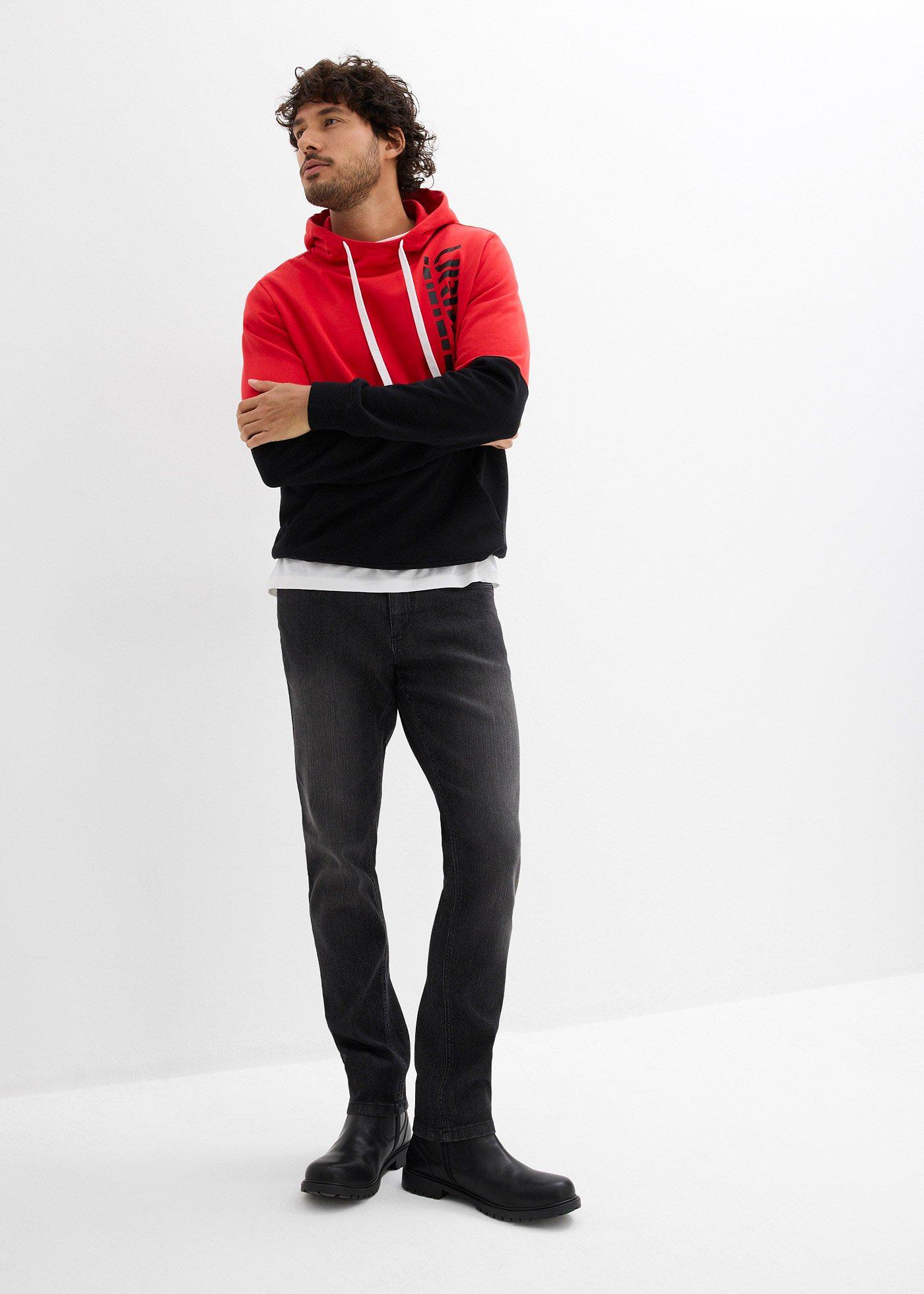 Bluza z kapturem slim fit - Bonprix