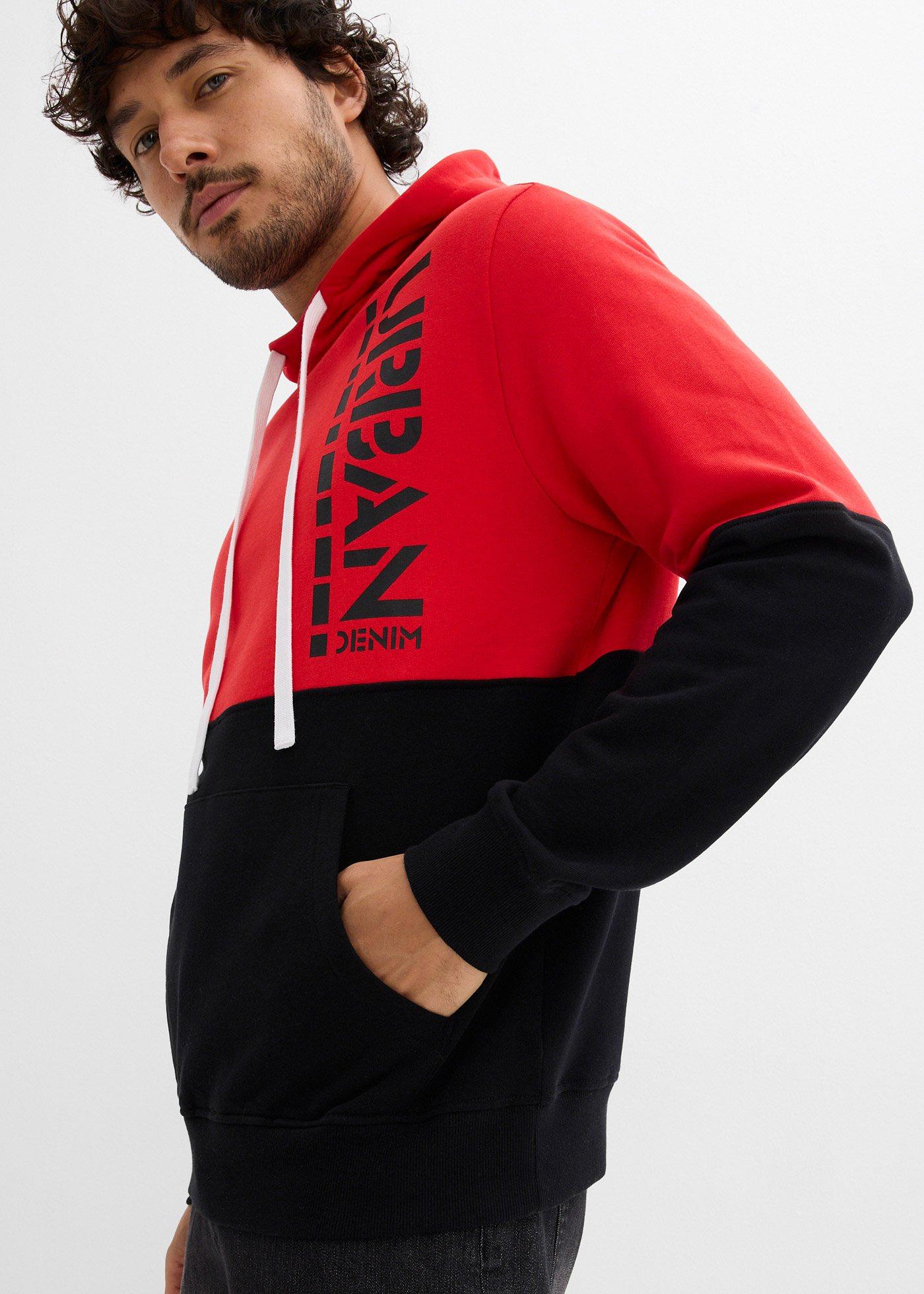 Bluza z kapturem slim fit - Bonprix