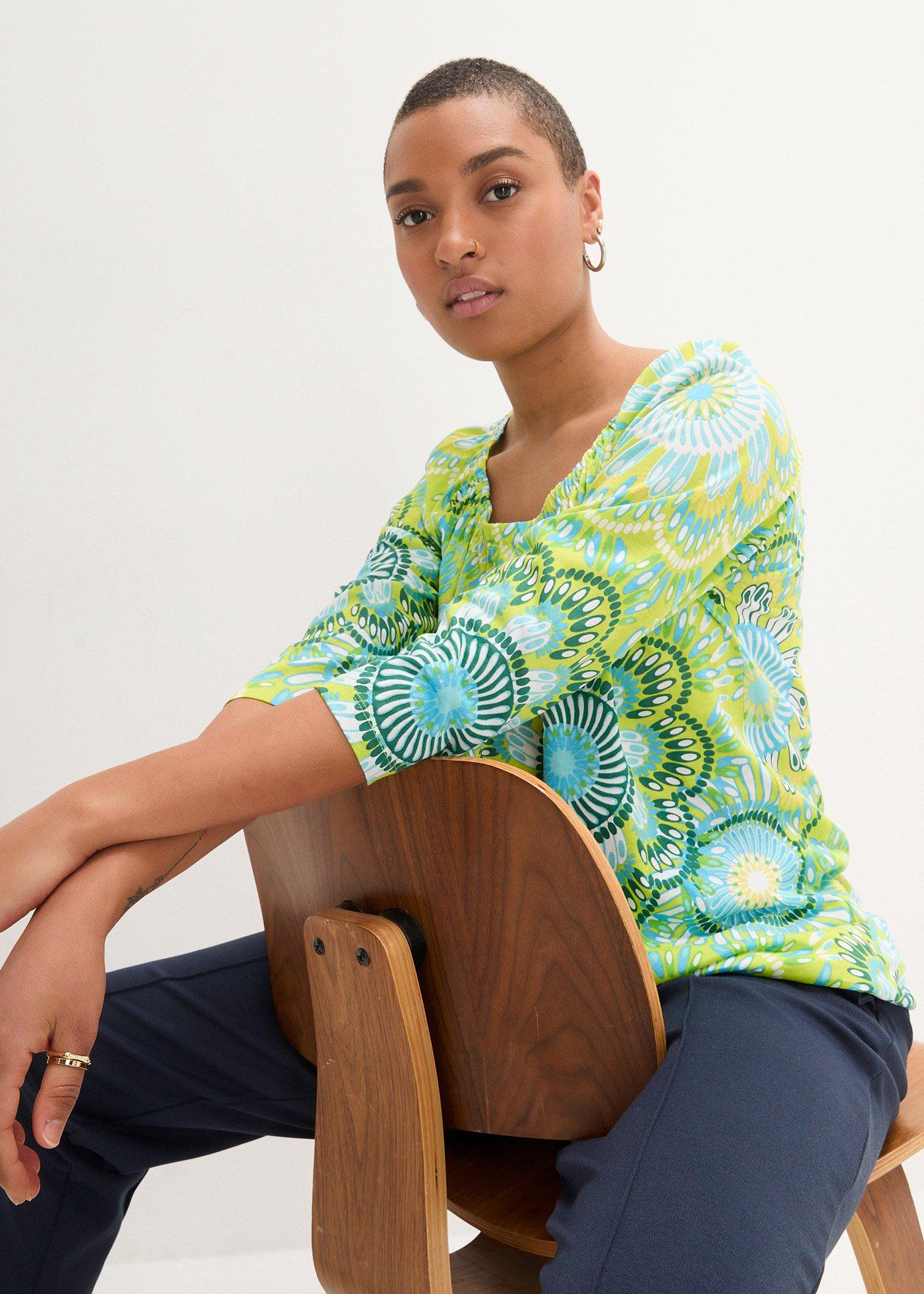 Bluzka z czystej bawełny organicznej - Bonprix