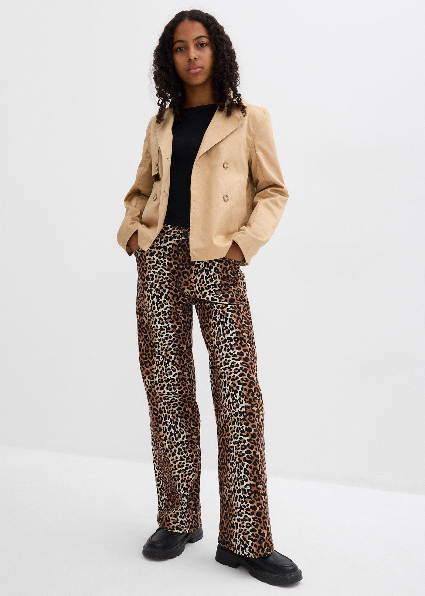 Dżinsy wide leg z wysokim stanem - Bonprix