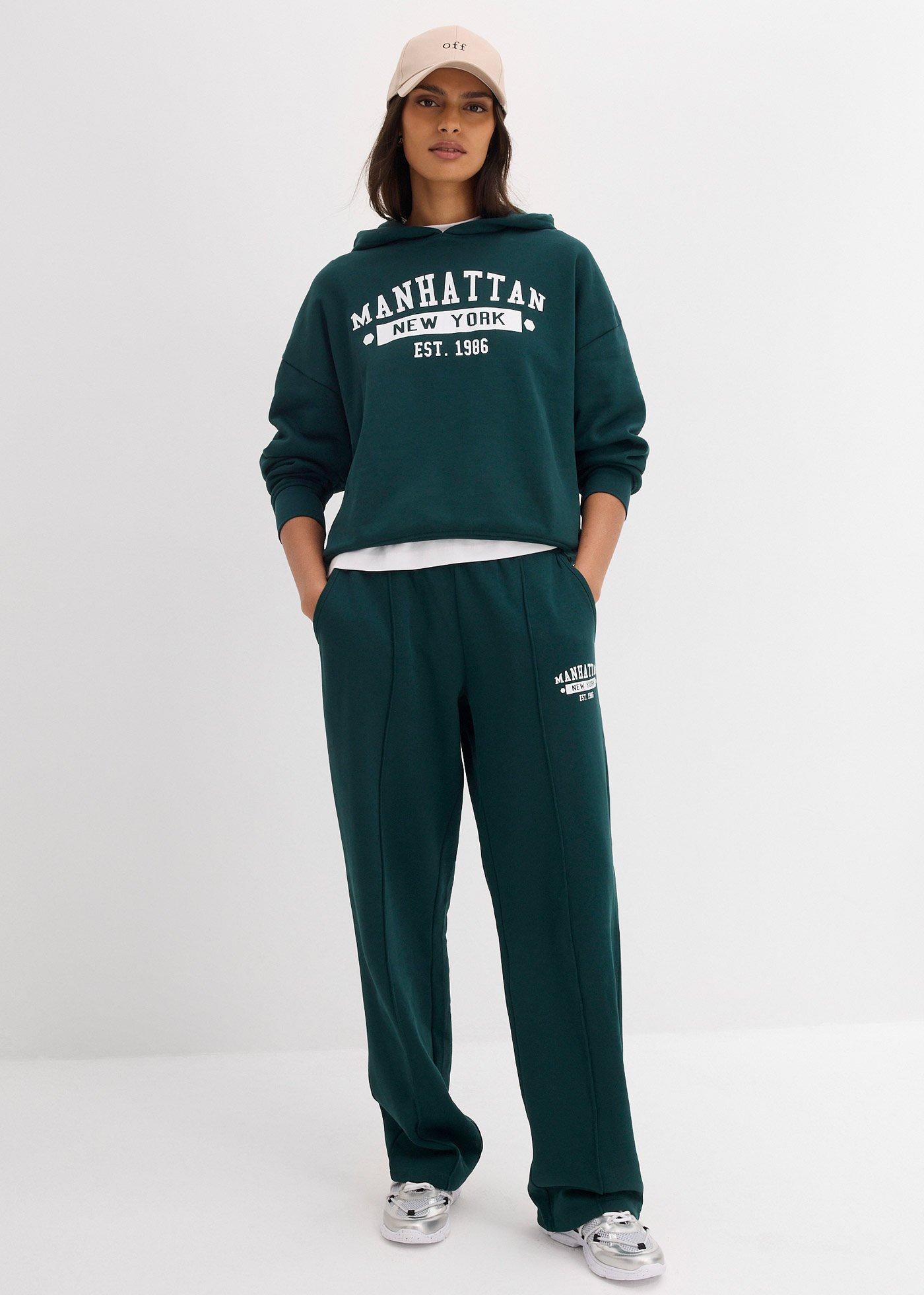 Bluza oversize z kapturem, z czystej bawełny - Bonprix