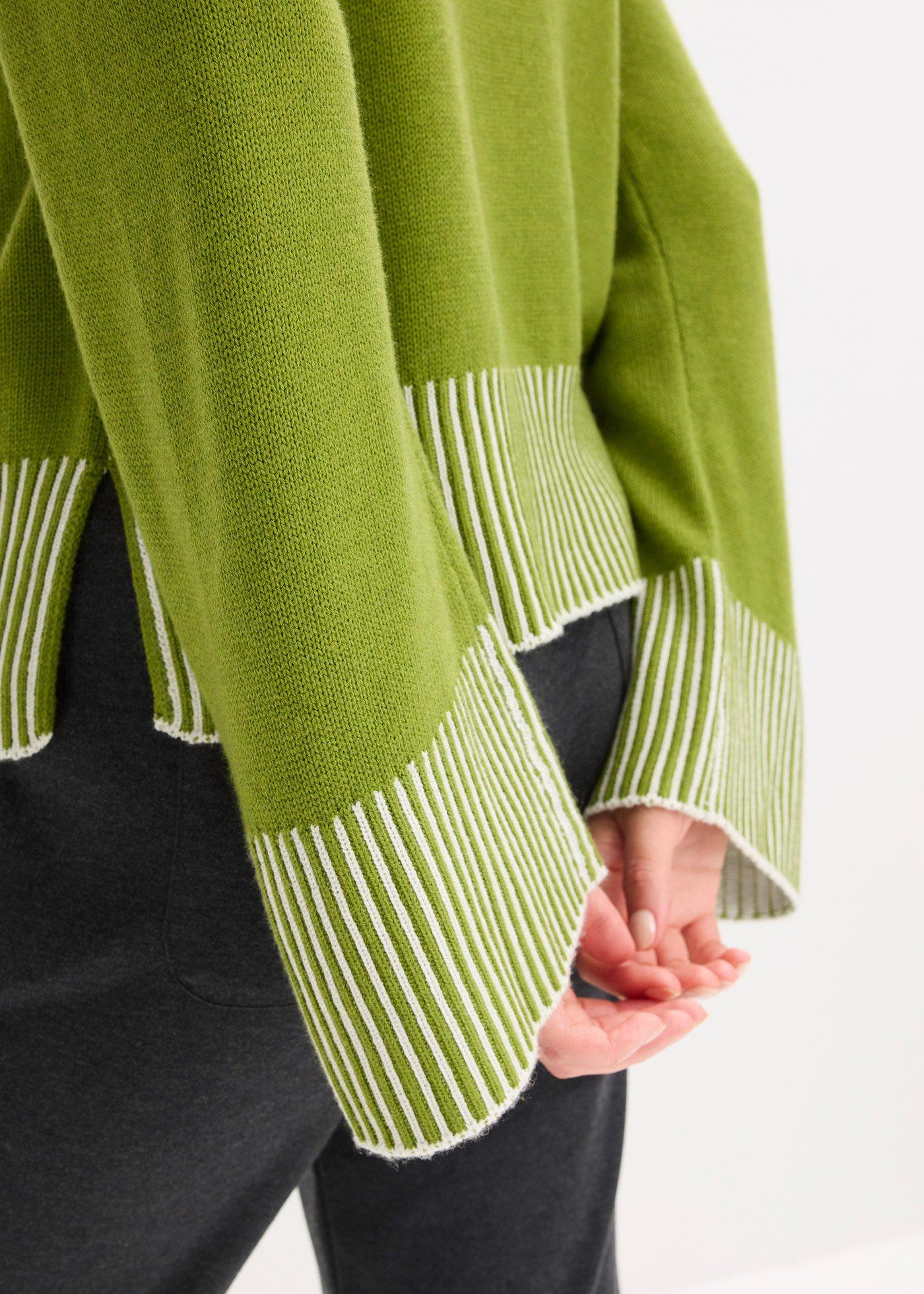 Sweter ze stójką, z miękką mieszanką kaszmiru - Bonprix