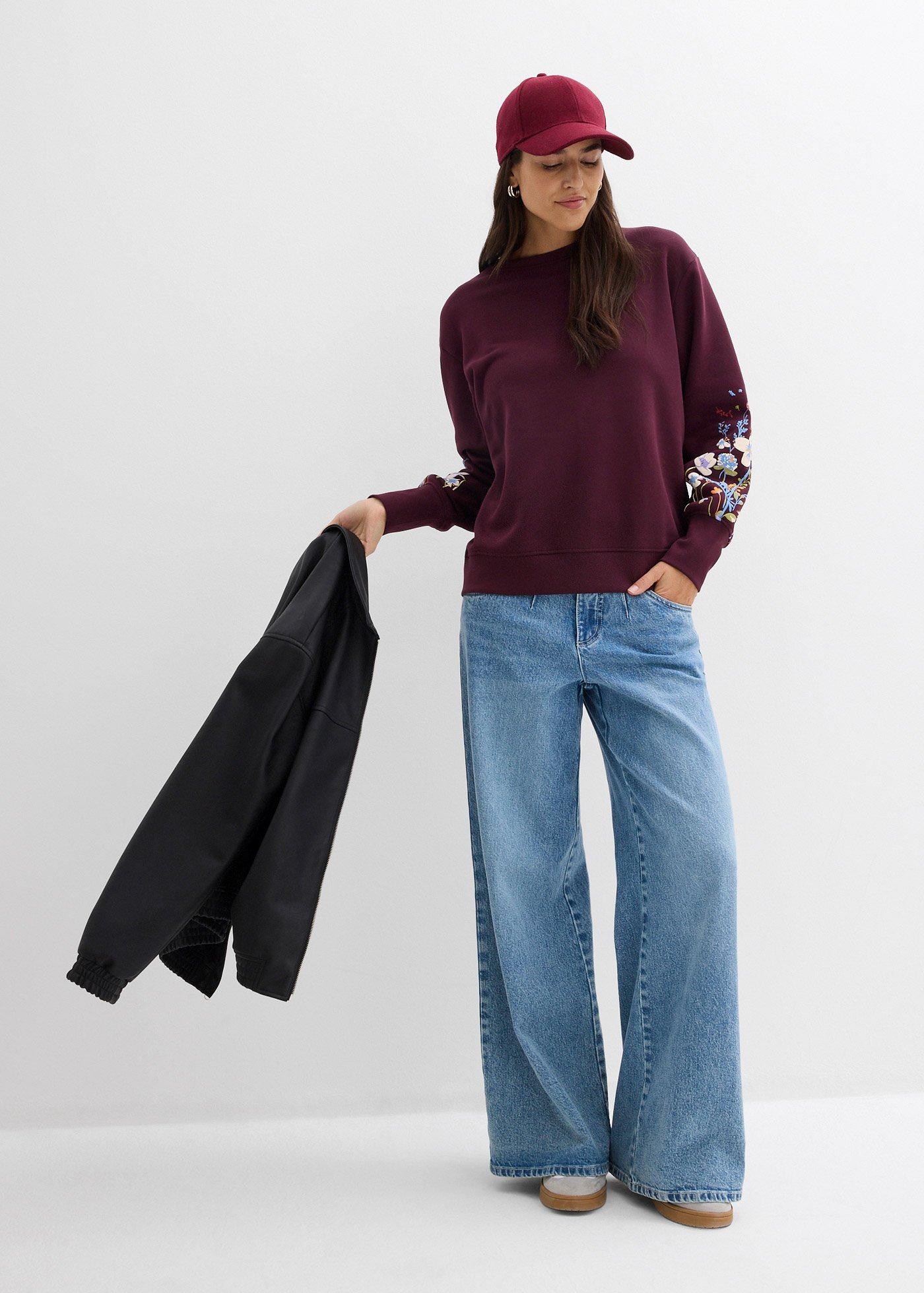 Bluza z mieszanki bawełny - Bonprix