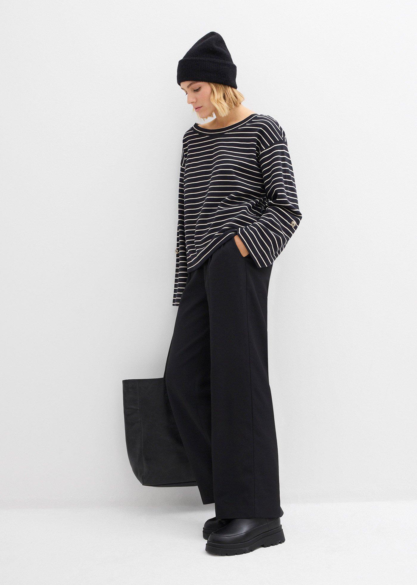 Bluza oversize z czystej bawełny - Bonprix