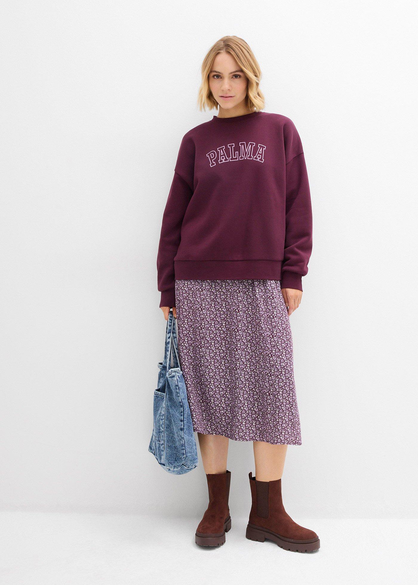 Bluza oversize z mieszanki bawełny - Bonprix