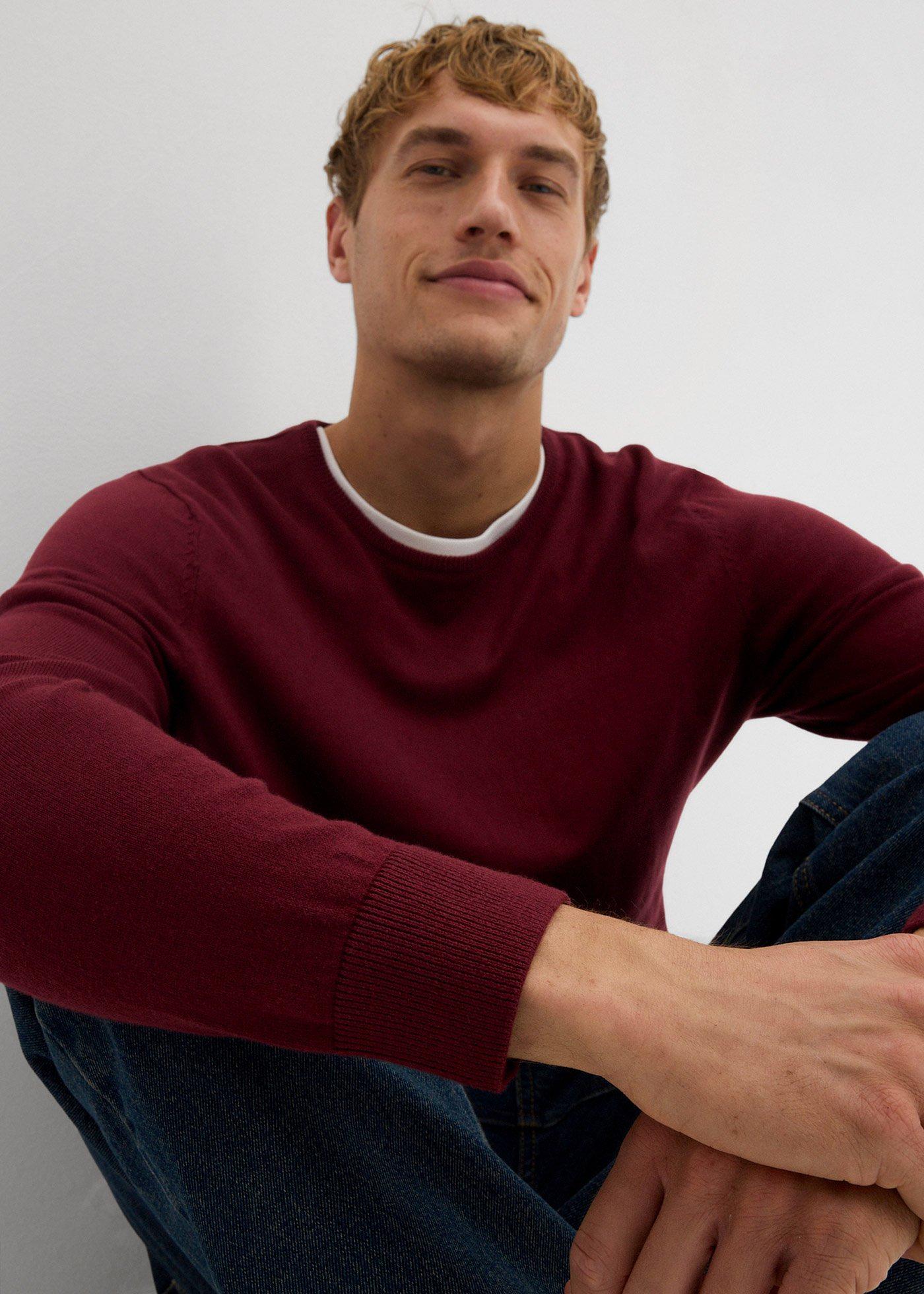 Cienki sweter z wysokogatunkowej wełny merino - Bonprix